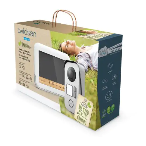 Avidsen Türsprechanlage BambooView  7-Zoll Bildschirm, Video-Gegensprechanlage