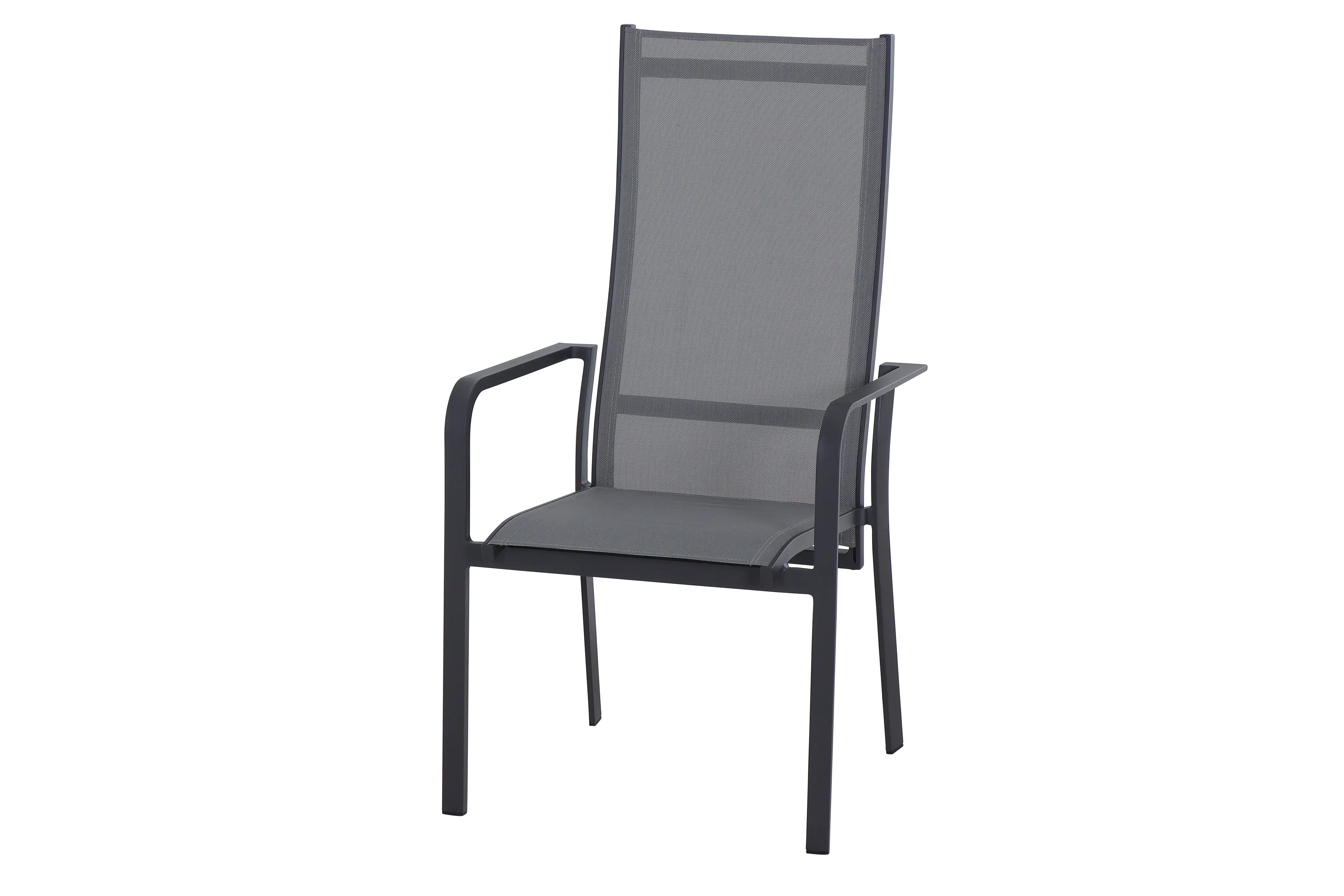 Siena Garden Stapelstuhl Aluminium Carlton dunkelgrau