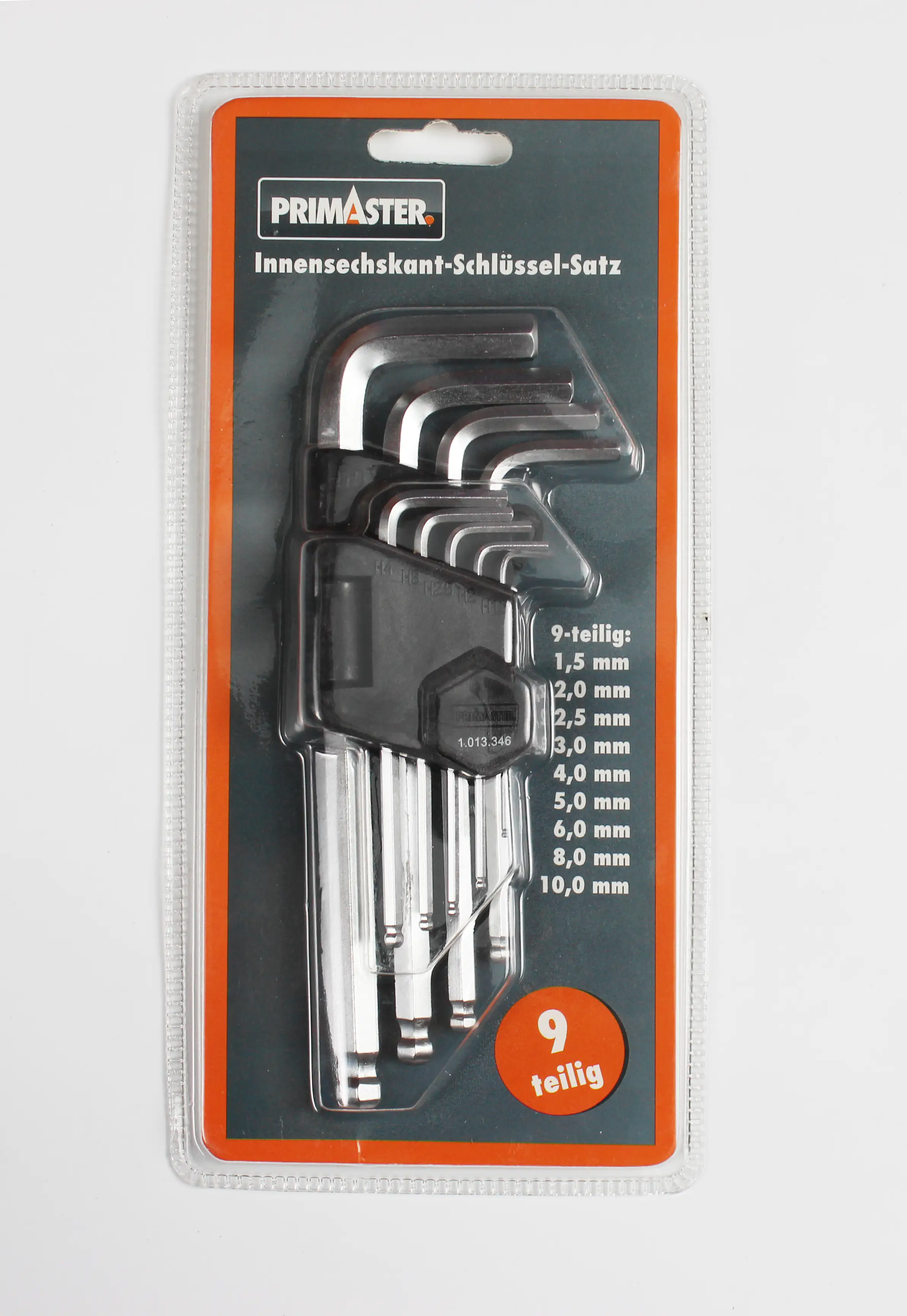 Primaster Schlüssel-Set 9-teilig Innensechskant Primaster Schlüssel-Set 9-teilig Innensechskant