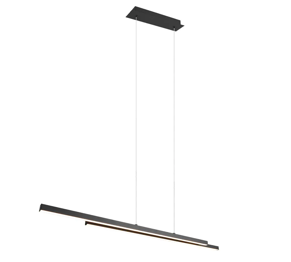 Trio Leuchten LED Pendellechte Odio 28W schwarz