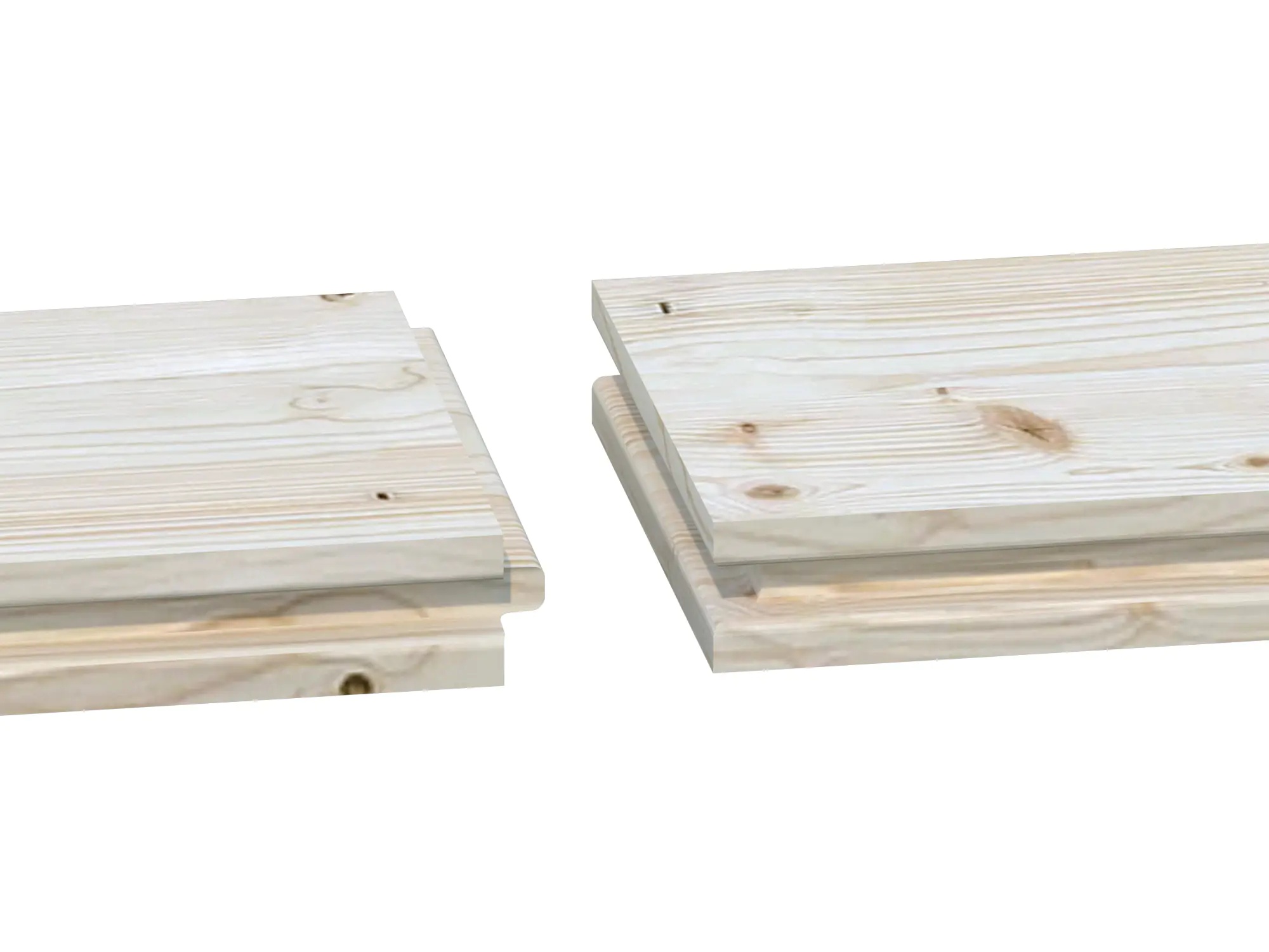 Palmako Fussboden für Gartenhaus Lydia 450 x 330 cm und 728 x 330 cm naturbelassen