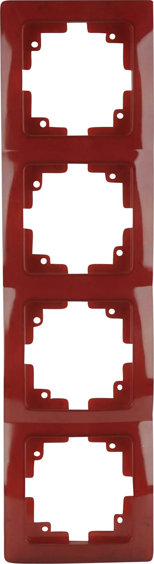 Unitec Abdeckrahmen 4f Monaco S206 rot