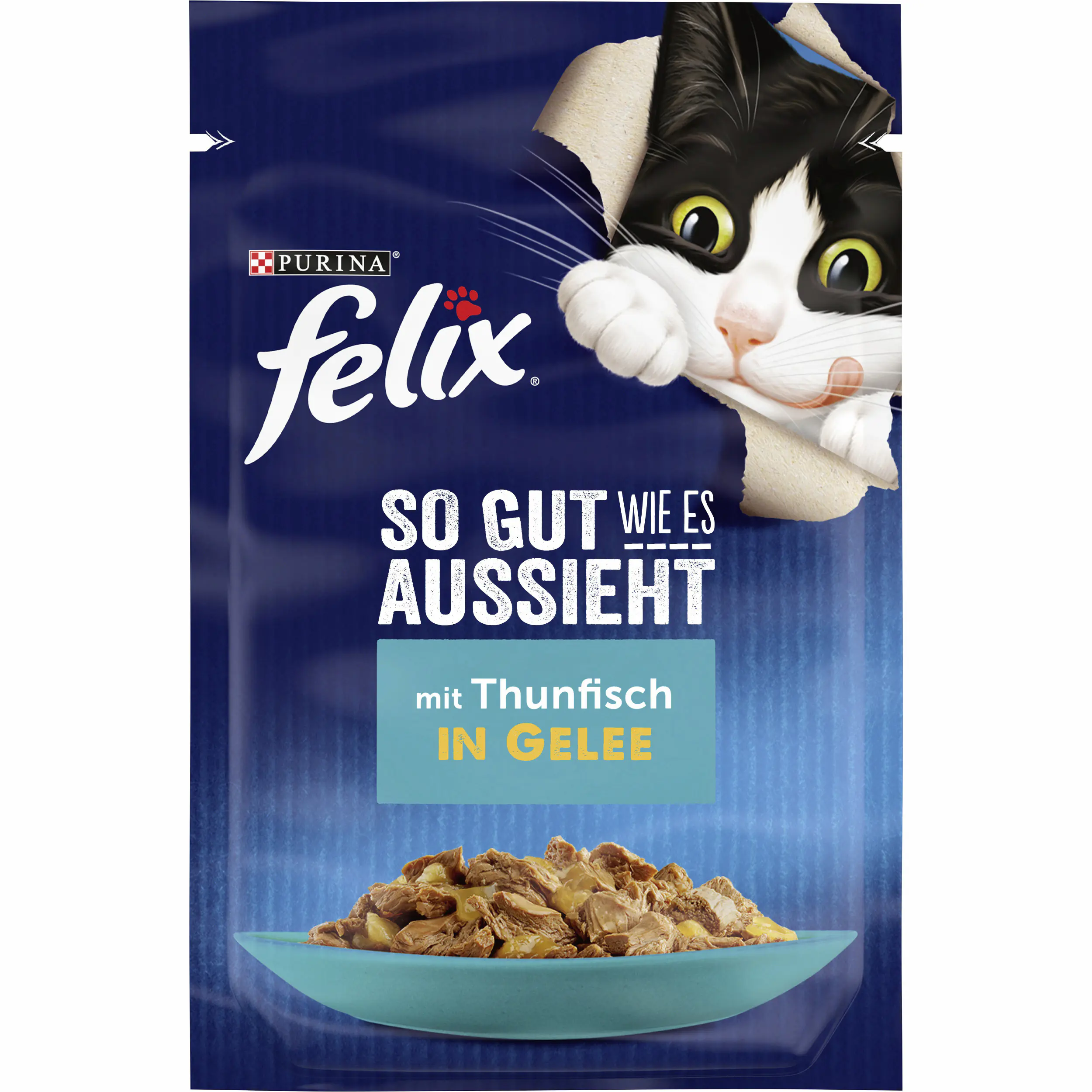 Felix So gut wie es aussieht in Gelee mit Thunfisch 85 g