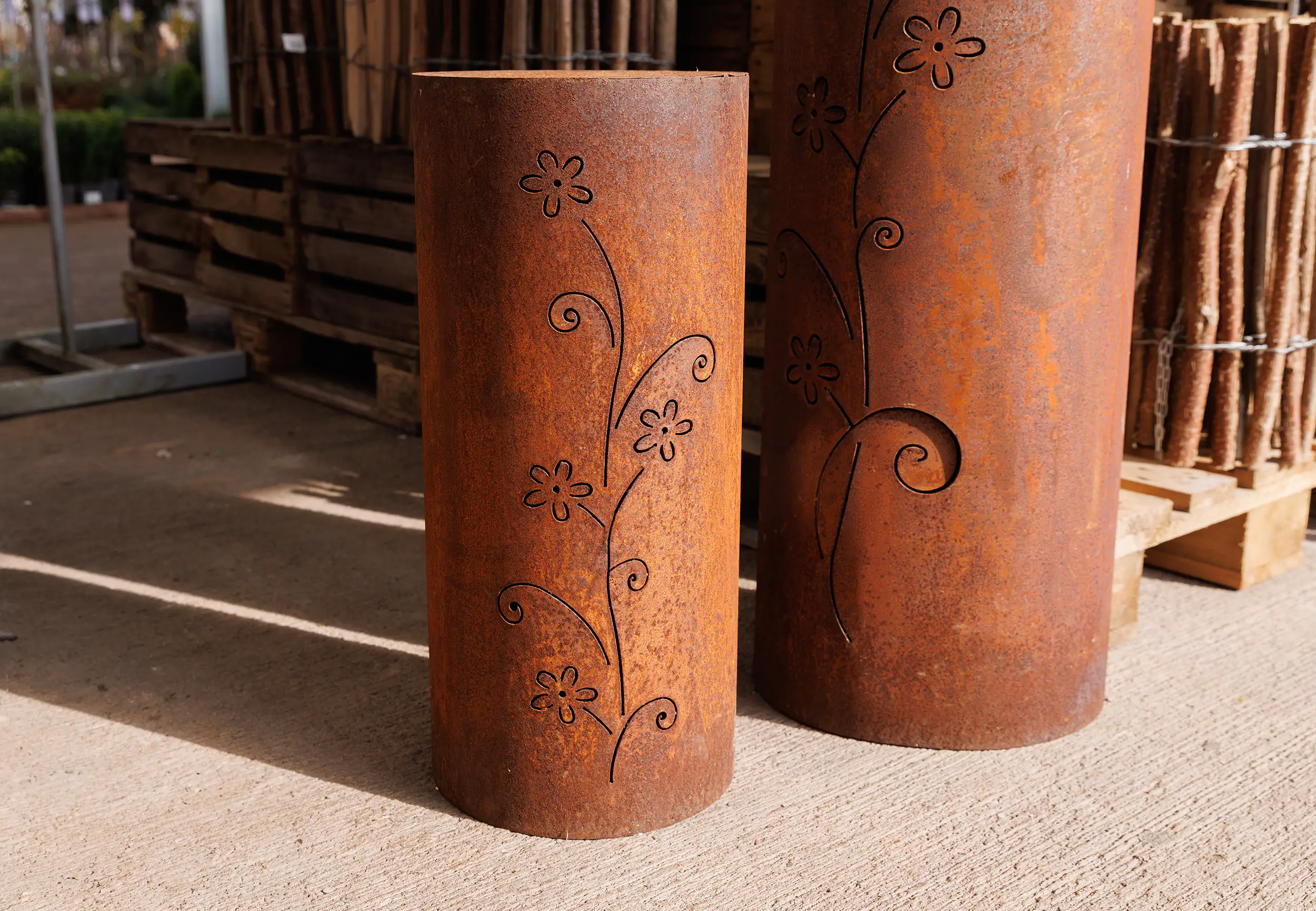 Rostsäule rund 100 cm