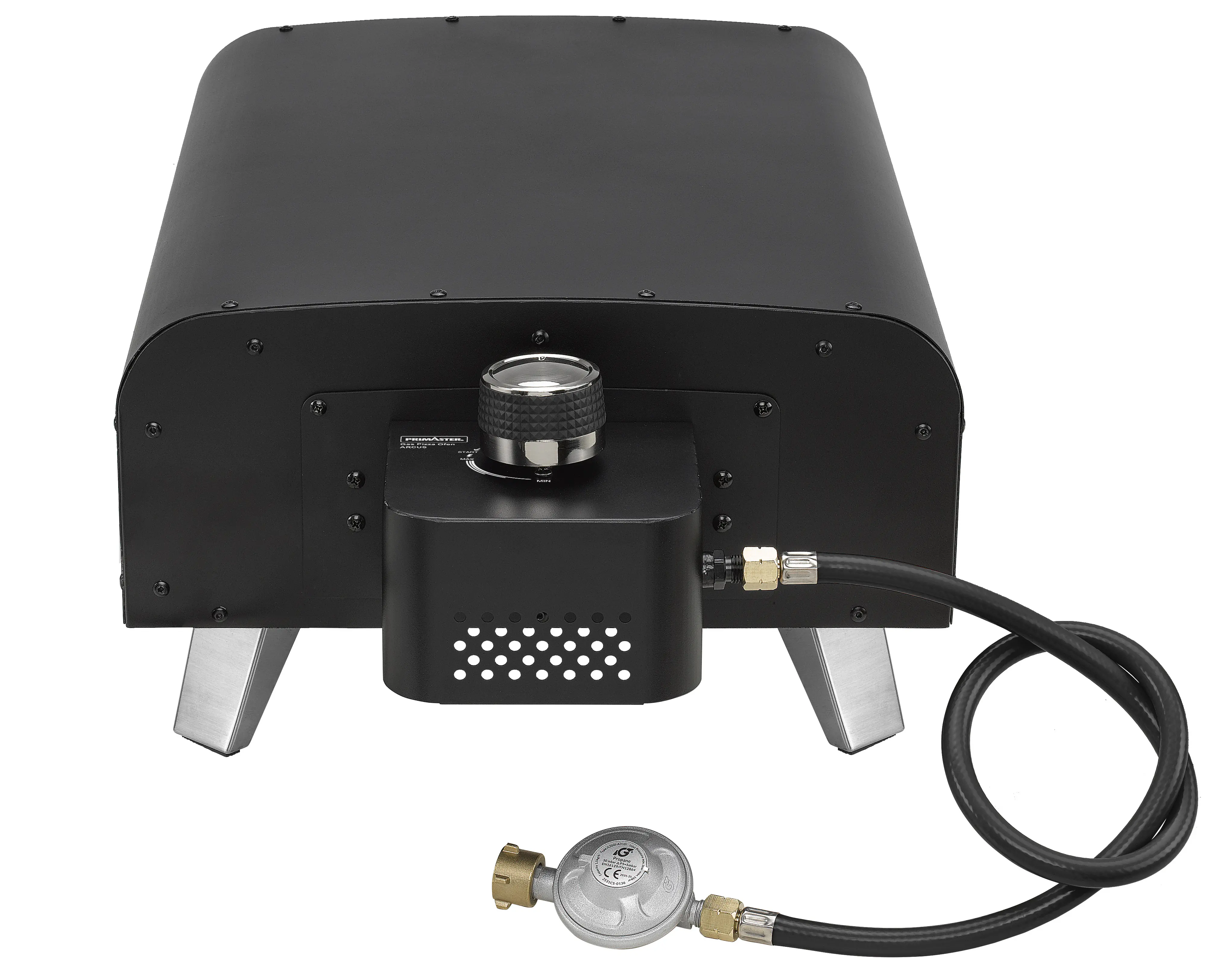 Primaster Gas-Pizzaofen Arcus 1 Brenner mit Pizzastein 62 x 39 cm