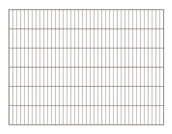 Alberts Einstab-Gittermatte Garden 2 m 150 cm hoch Typ 8/6/4 anthrazit