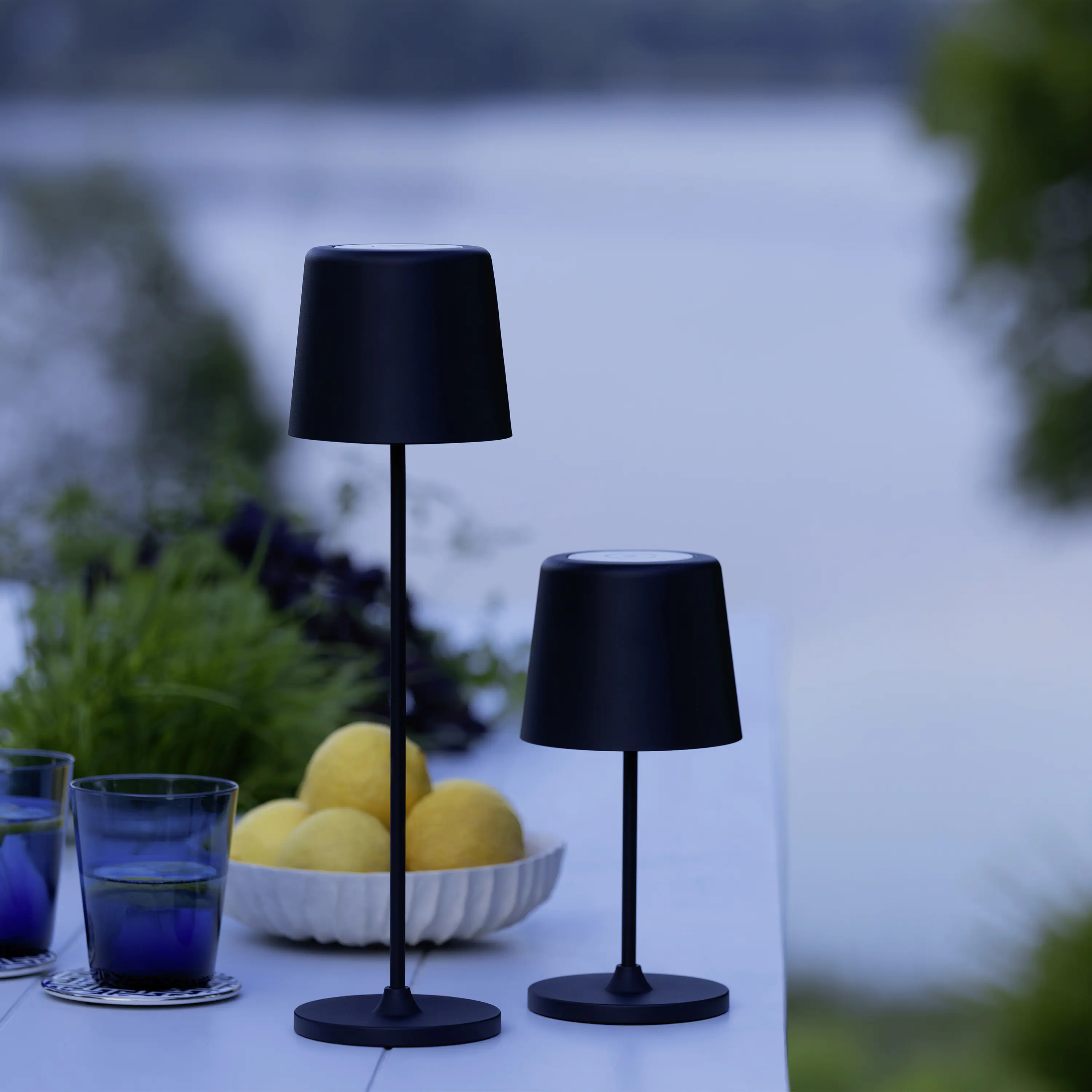Brilliant Außen-Tischlampe Kaami 2W warmweiß dimmbar USB Brilliant Außen-Tischlampe Kaami 2W warmweiß dimmbar USB