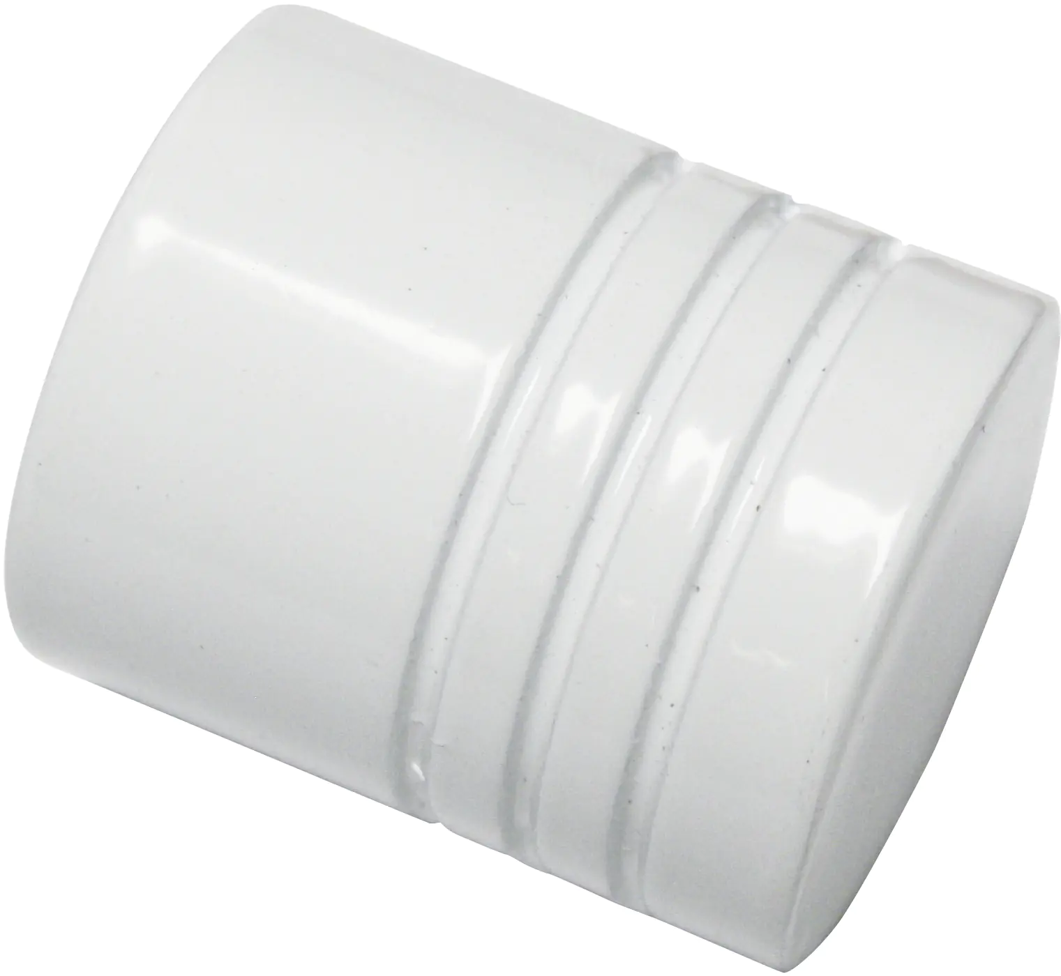 Gardinia Endknopf Zylinder zu Stilprogramm Chicago, Ø 20 mm weiß