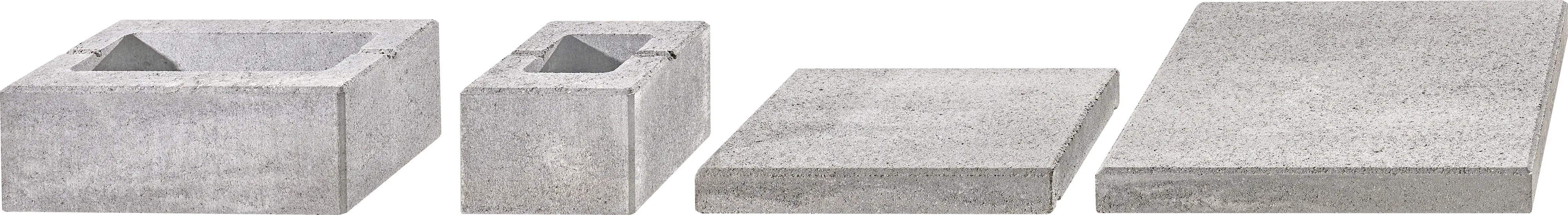 Kann Pfeilderabdeckung Lindeza 48 x 48 x 5,5 cm grau-alpin