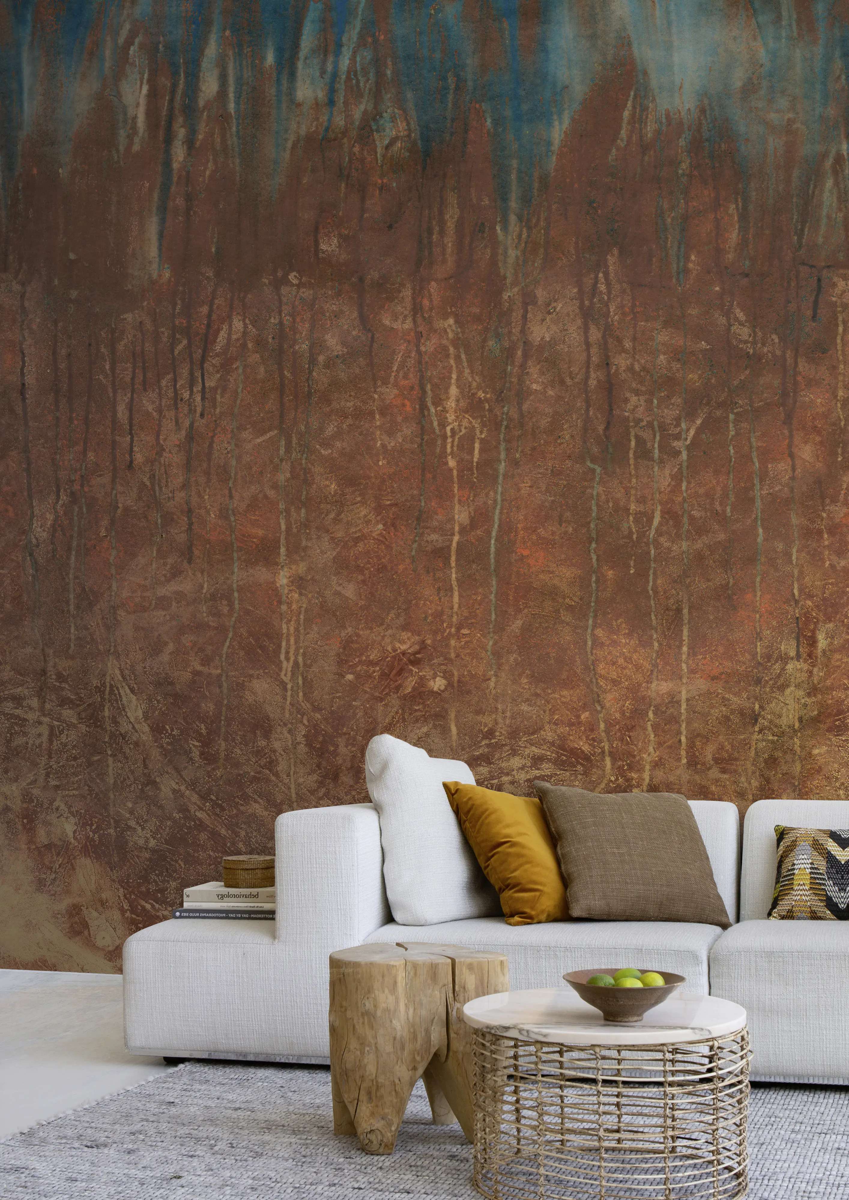 Rasch Vlies Fototapete 364163 Braun-Rostbraun dunkel Muster & Motive 2,65 m x 2,12 m