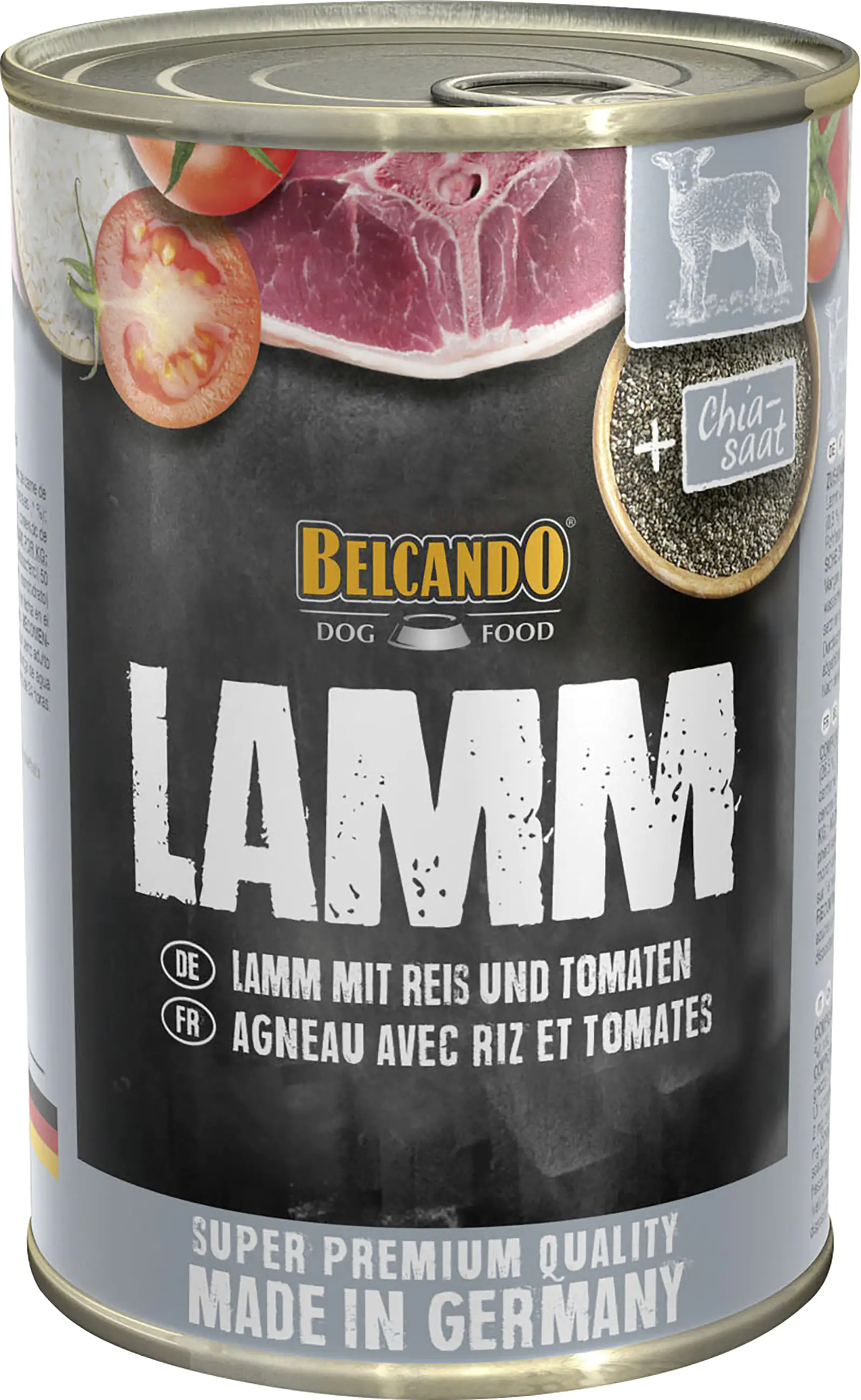 Belcando Hundenassfutter Lamm mit Reis und Tomate 400 g Belcando Hundenassfutter Lamm mit Reis und Tomate 400 g