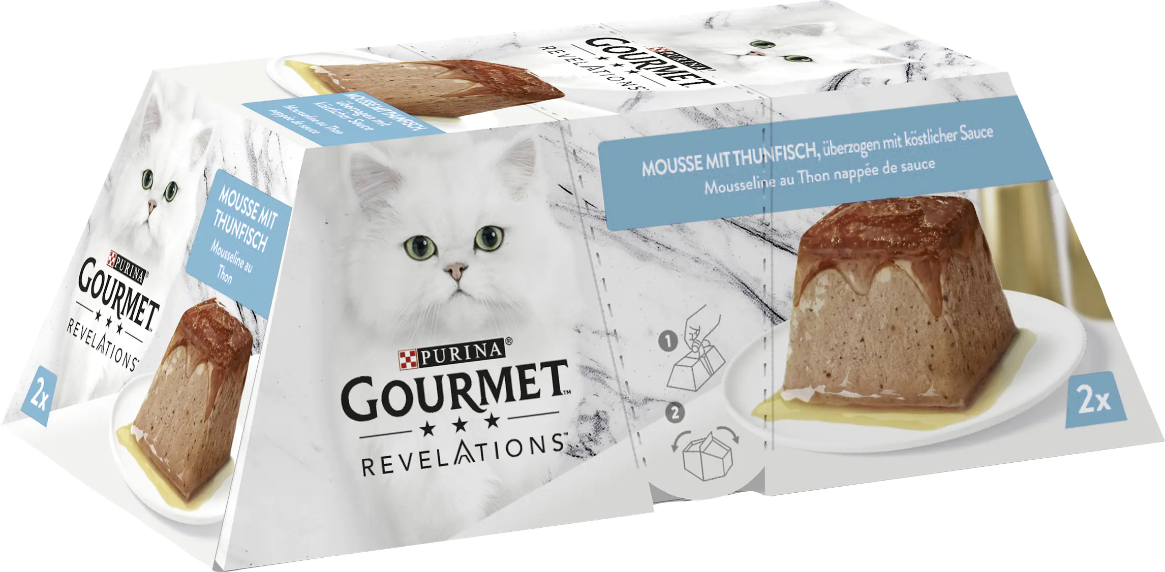 Gourmet Revelations Katzenfutter Mousse mit Thunfisch 2 x 57 g Gourmet Revelations Katzenfutter Mousse mit Thunfisch 2 x 57 g