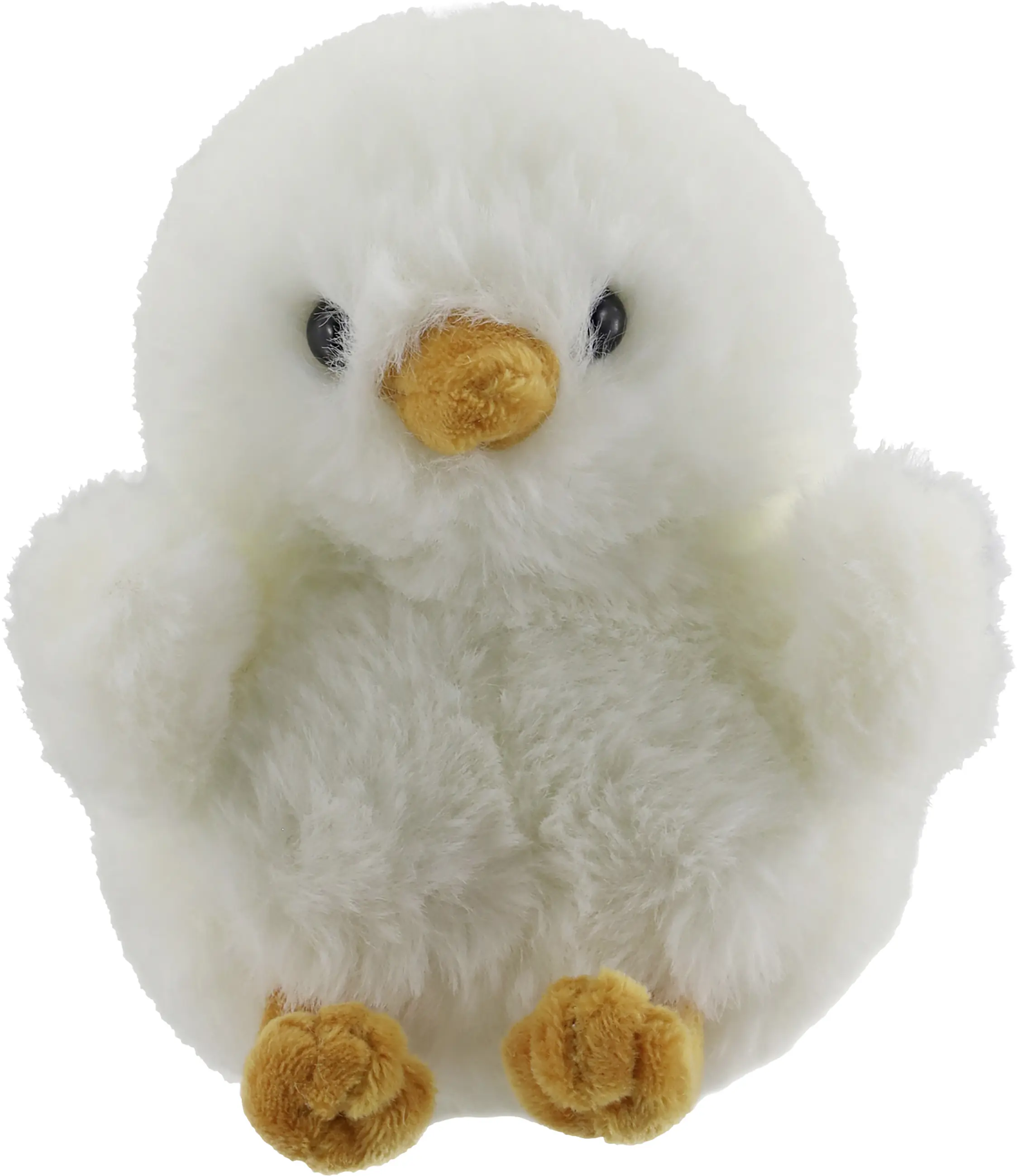 Kuscheltier Küken Plüsch 9,5 x 11 x 13,5 cm weiß