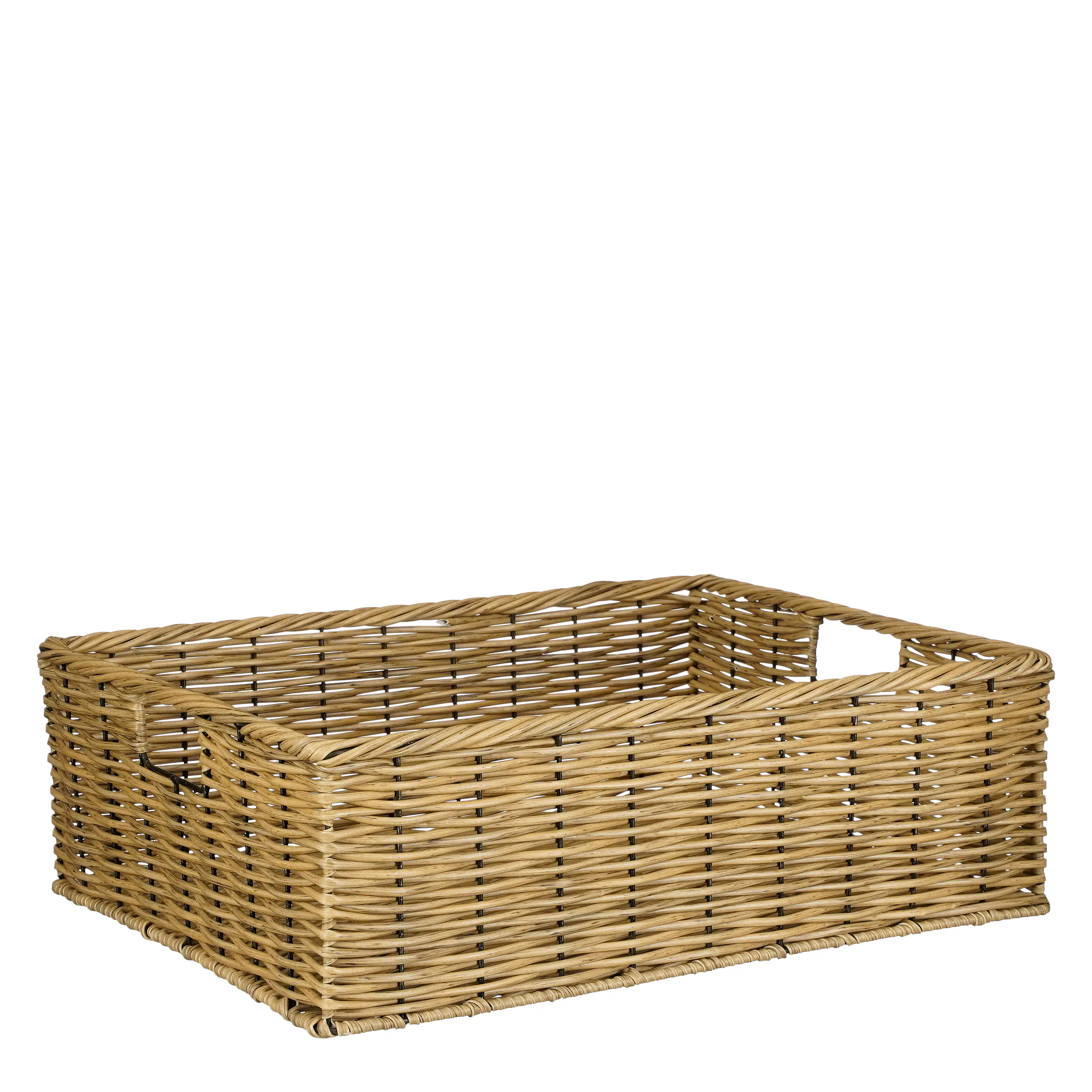 Mica Decorations Aufbewahrungskorb Liam 47 x 37 cm braun