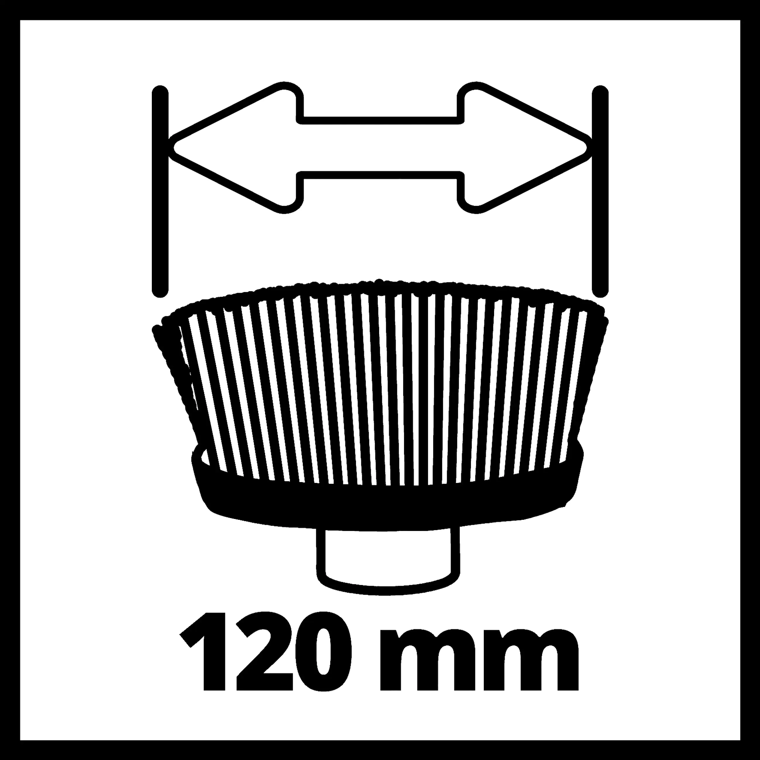 Einhell Oberflächenbürsten-Aufsatz Soft 120/50 Einhell Oberflächenbürsten-Aufsatz Soft 120/50