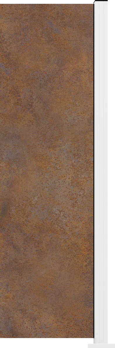 Ambiente Glaszaun Erweiterungsset Klarglas 187 x 55,7 cm mit Motivdruck weiß