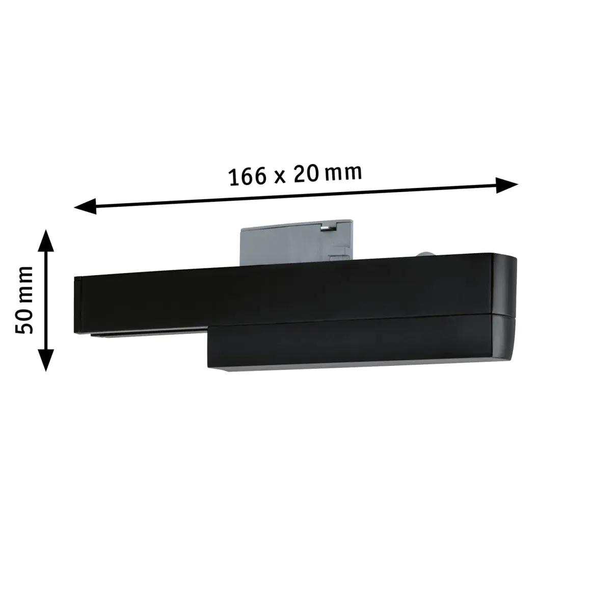 Paulmann U-Rail ZigBee Adapter Single Adapter II, 20W, schwarz matt