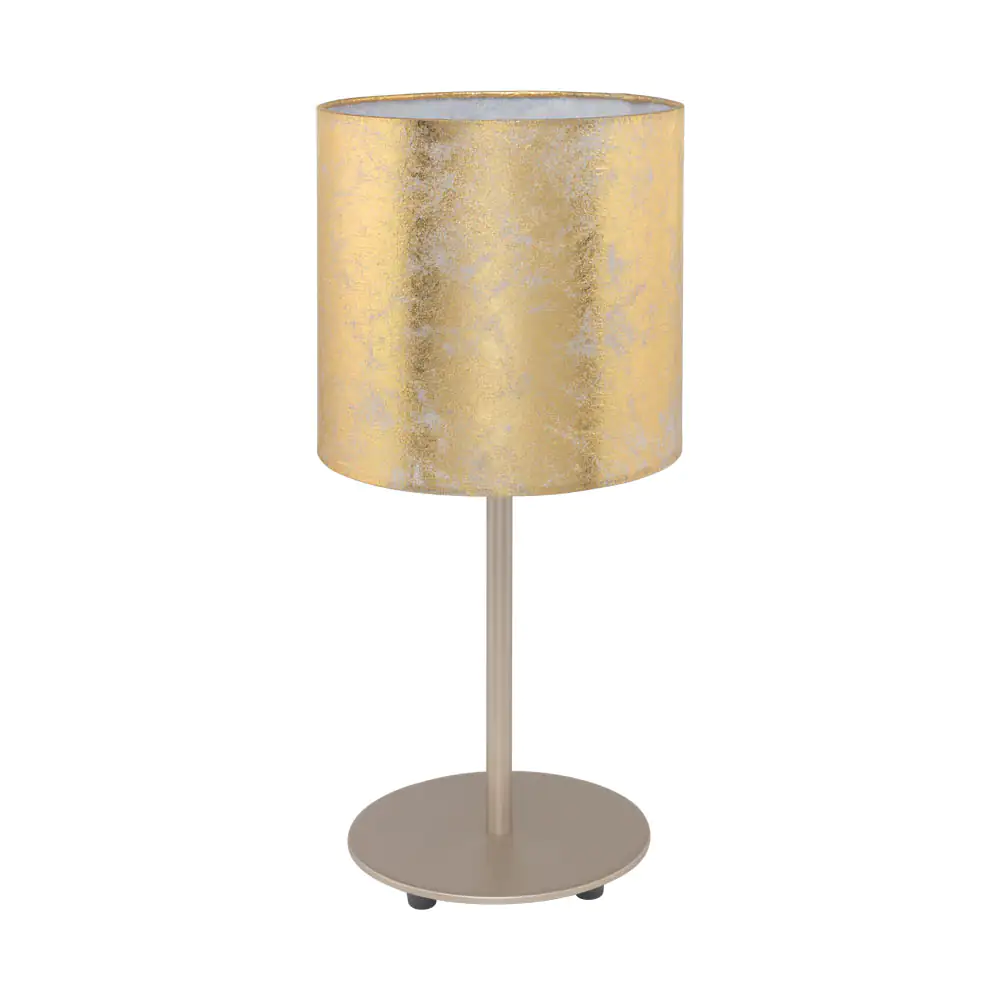 9002759976460 Eglo Tischleuchte Viserbella champagner-gold 40 x 18 cm E27, max. 60 W