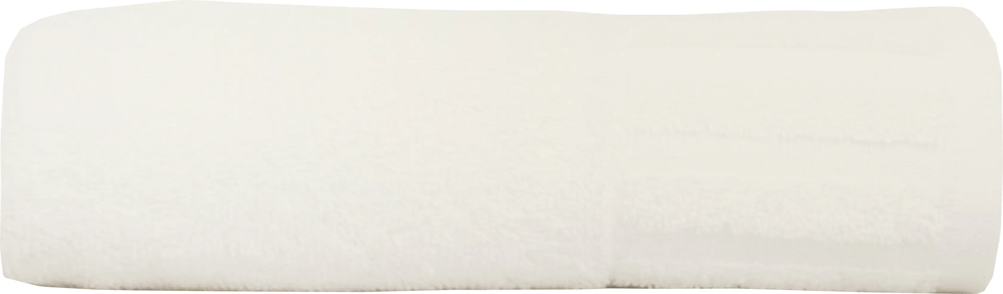 Badetuch Uni Baumwolle 100 x 150 cm creme