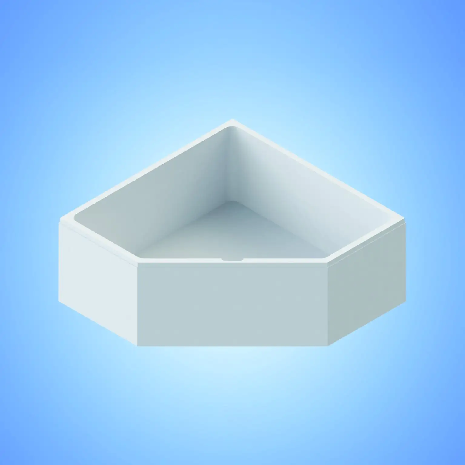 Ottofond Wannenträger Miami 1225 x 1225 mm