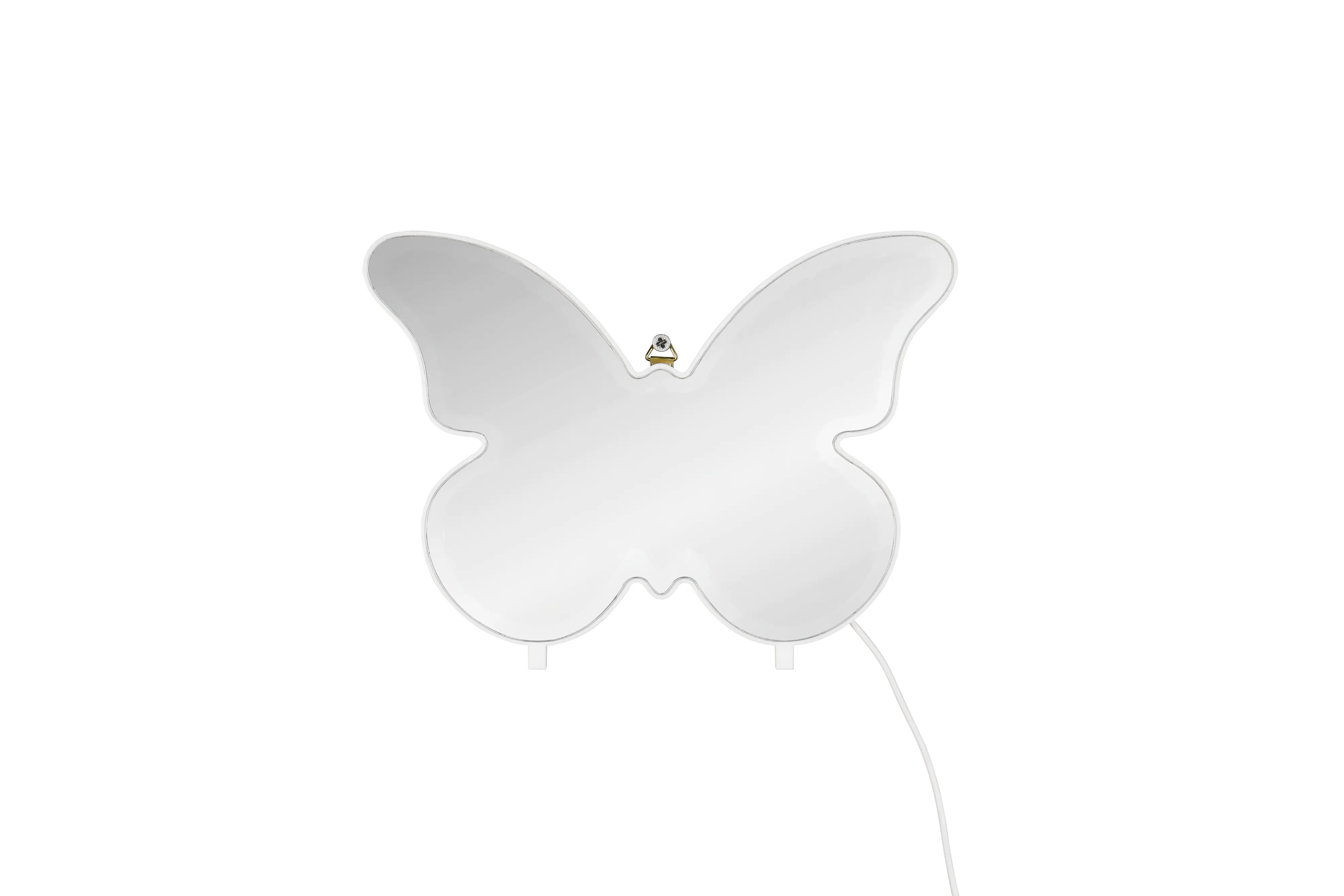 Reality LED-Wandleuchte Papillon 27x26 cm weiß 
