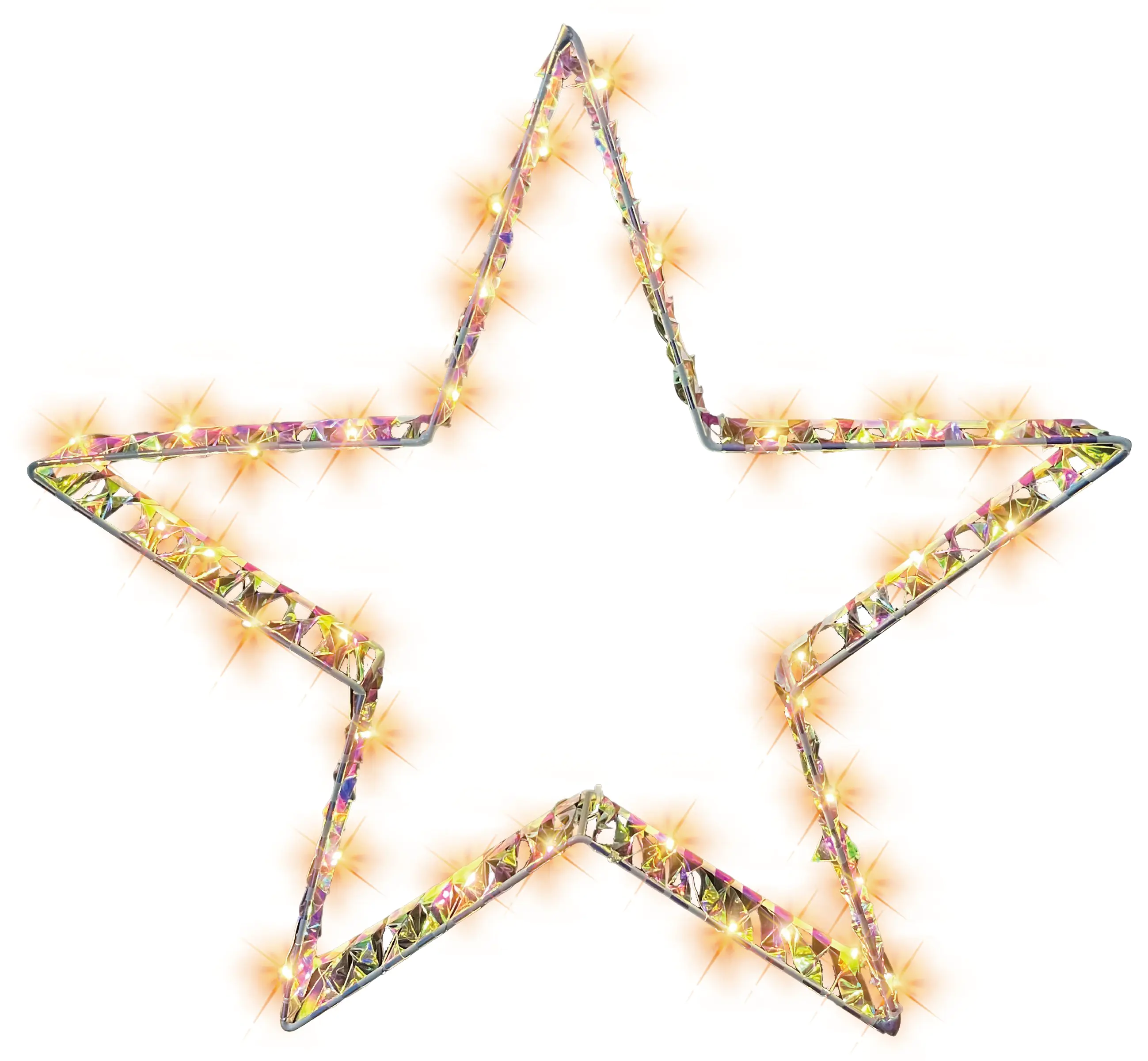 TrendLine Stern Kunststoff + Metall Ø 56 cm mehrfarbig