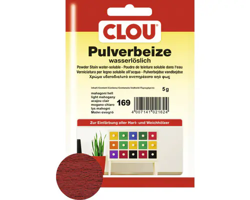 Clou Holzbeize 5 g mahagoni hell