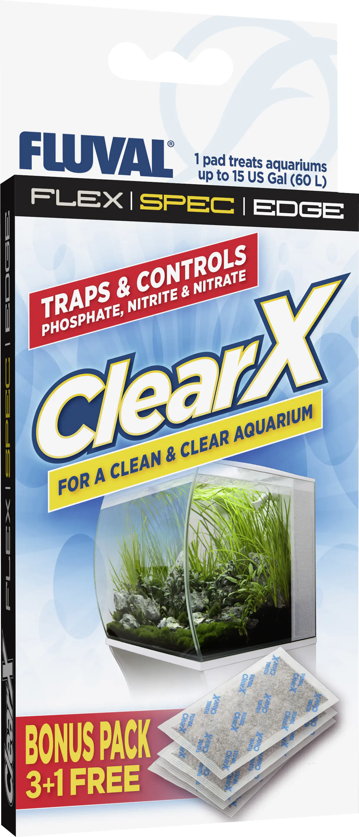 Fluval ClearX Filter Kissen 4 Stück
