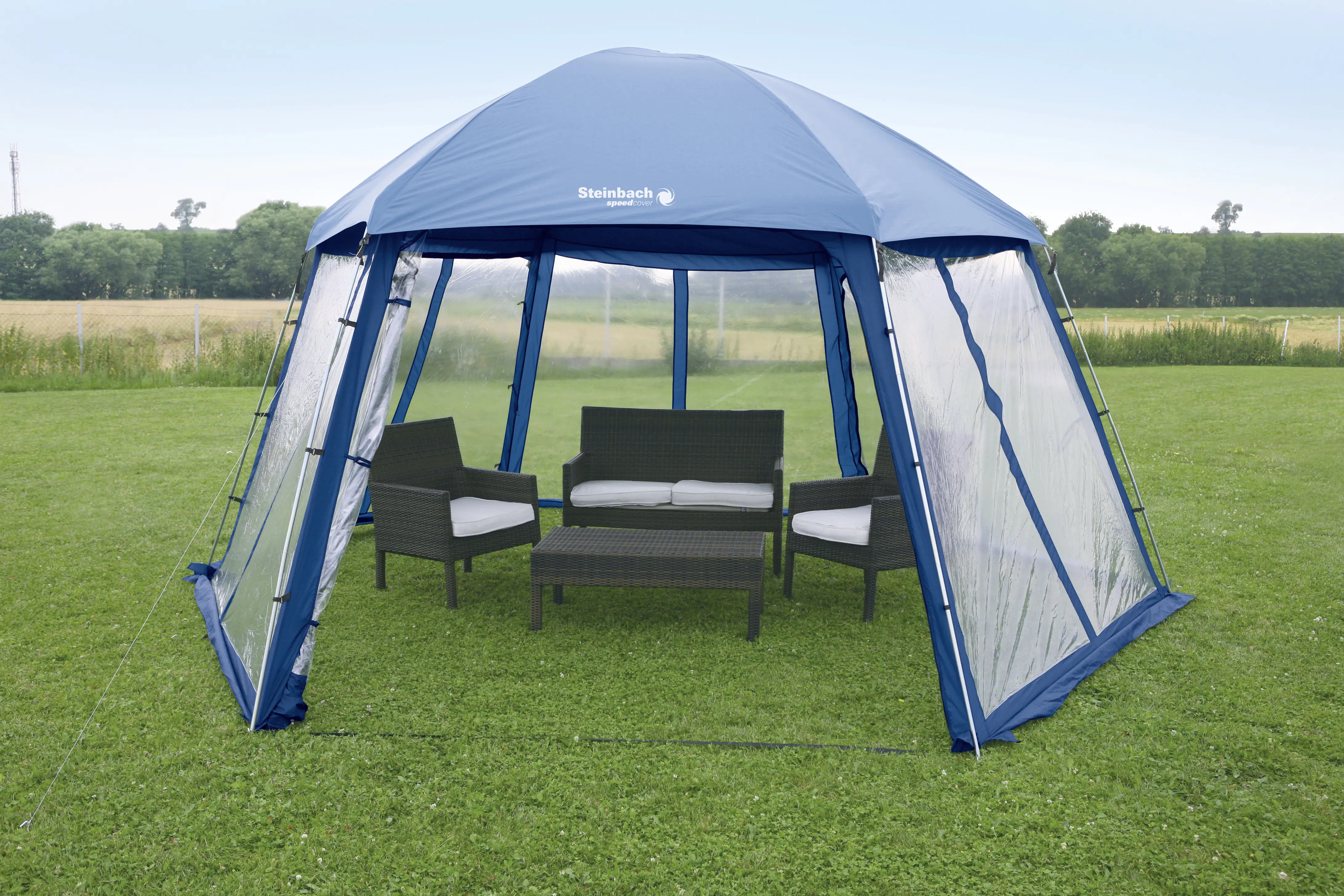 Steinbach Pooldach Mega 600 x 520 x 280 cm