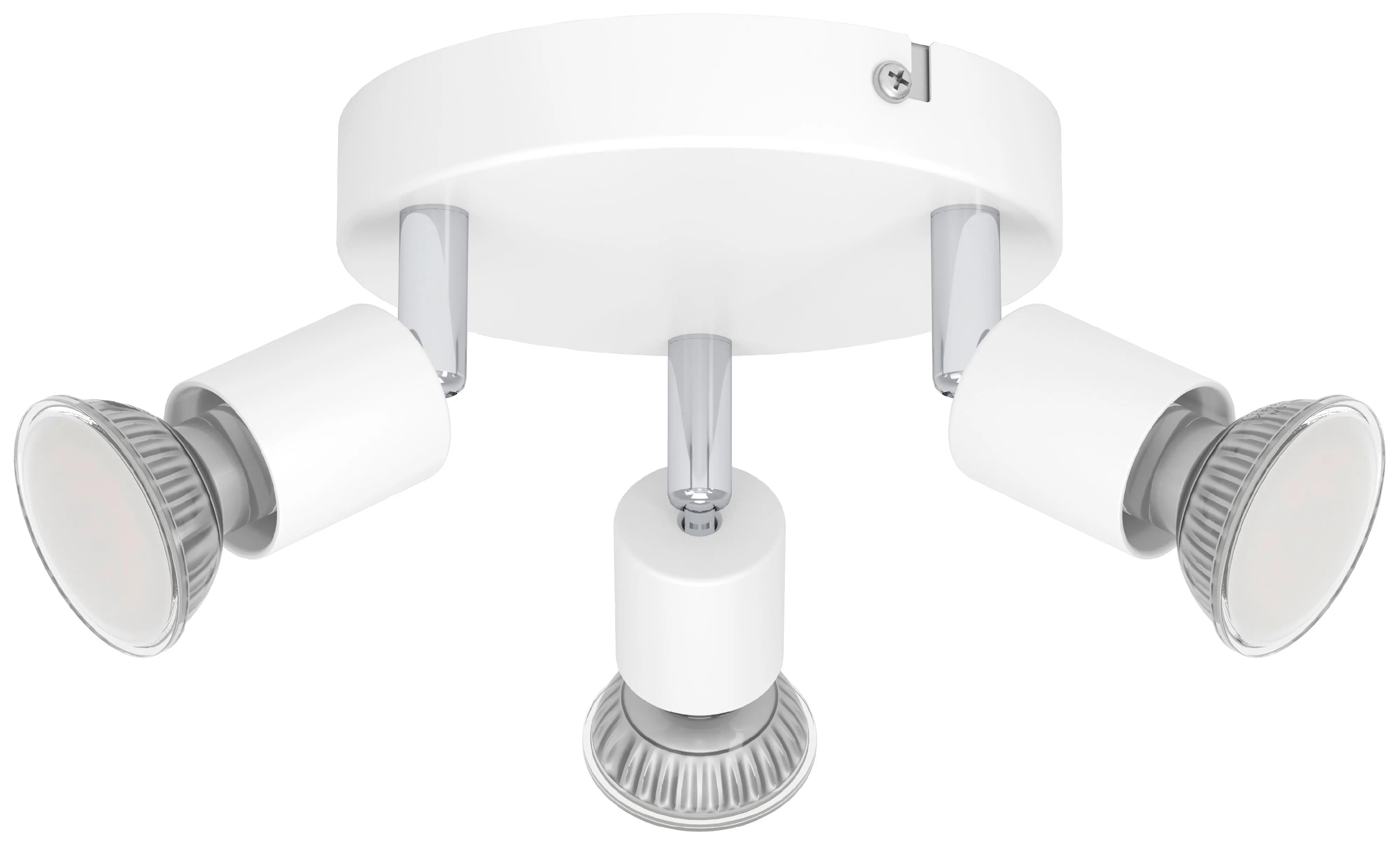 Eglo 3er Spot Rondell Stecci-E weiß Ø 14 cm