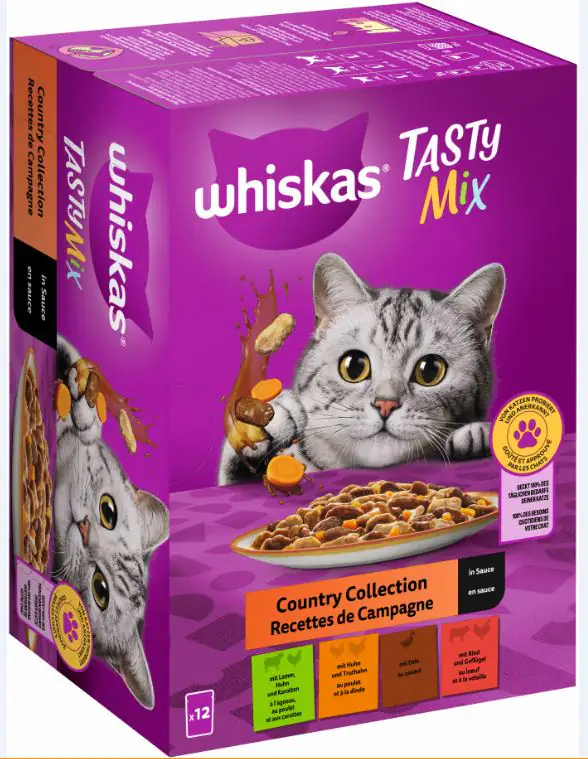 Whiskas Multipack Country Collection Tasty Mix Katzenfutter 12 x 85 g Whiskas Multipack Country Collection Tasty Mix Katzenfutter 12 x 85 g