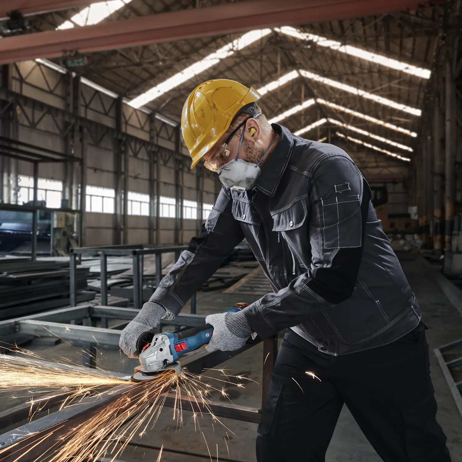 Bosch Professional Akku-Winkelschleifer GWS 18V-8 Solo