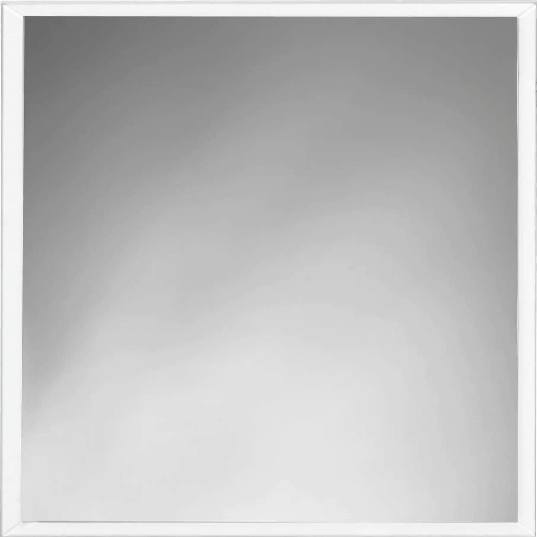 Spiegel mit Glasrand 40x40 cm