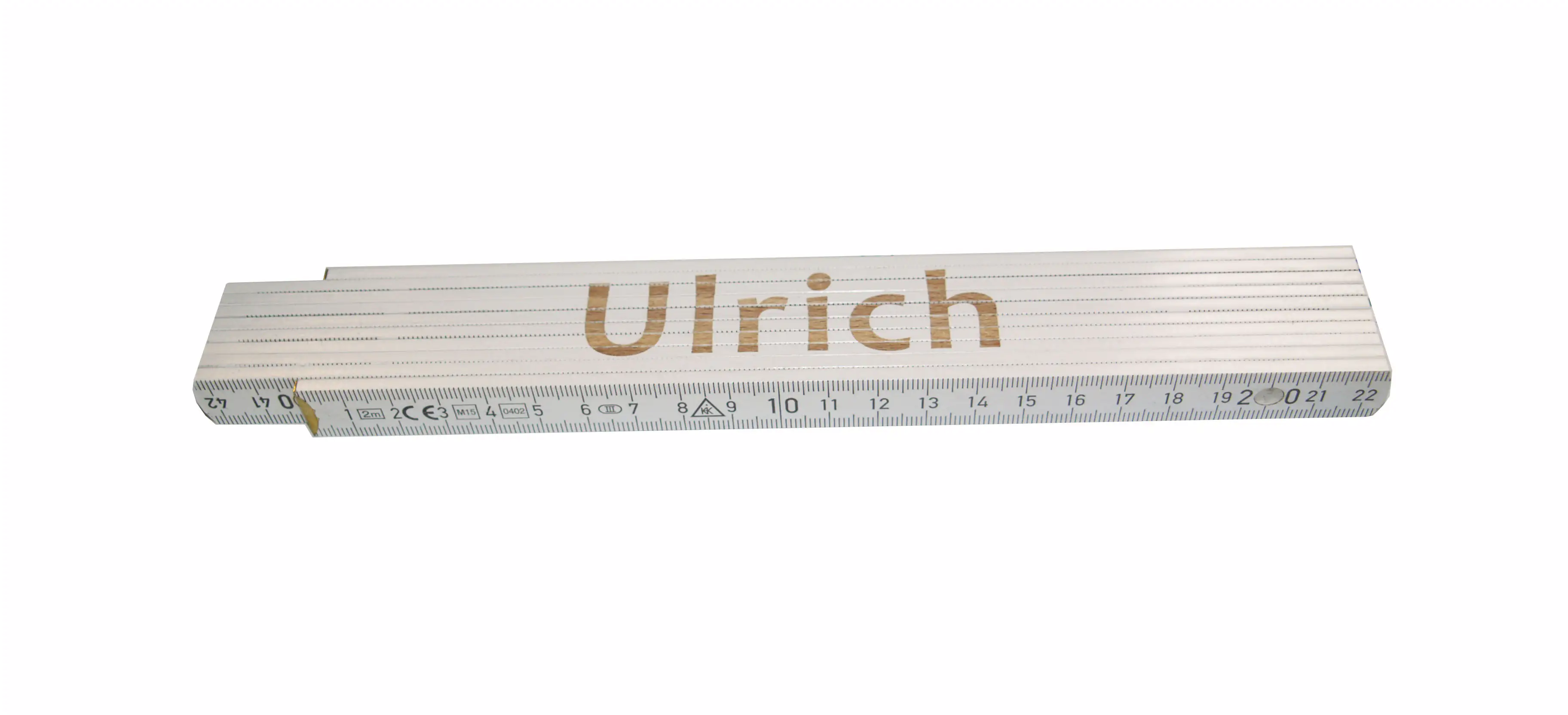 Zollstock Ulrich 2 m weiß