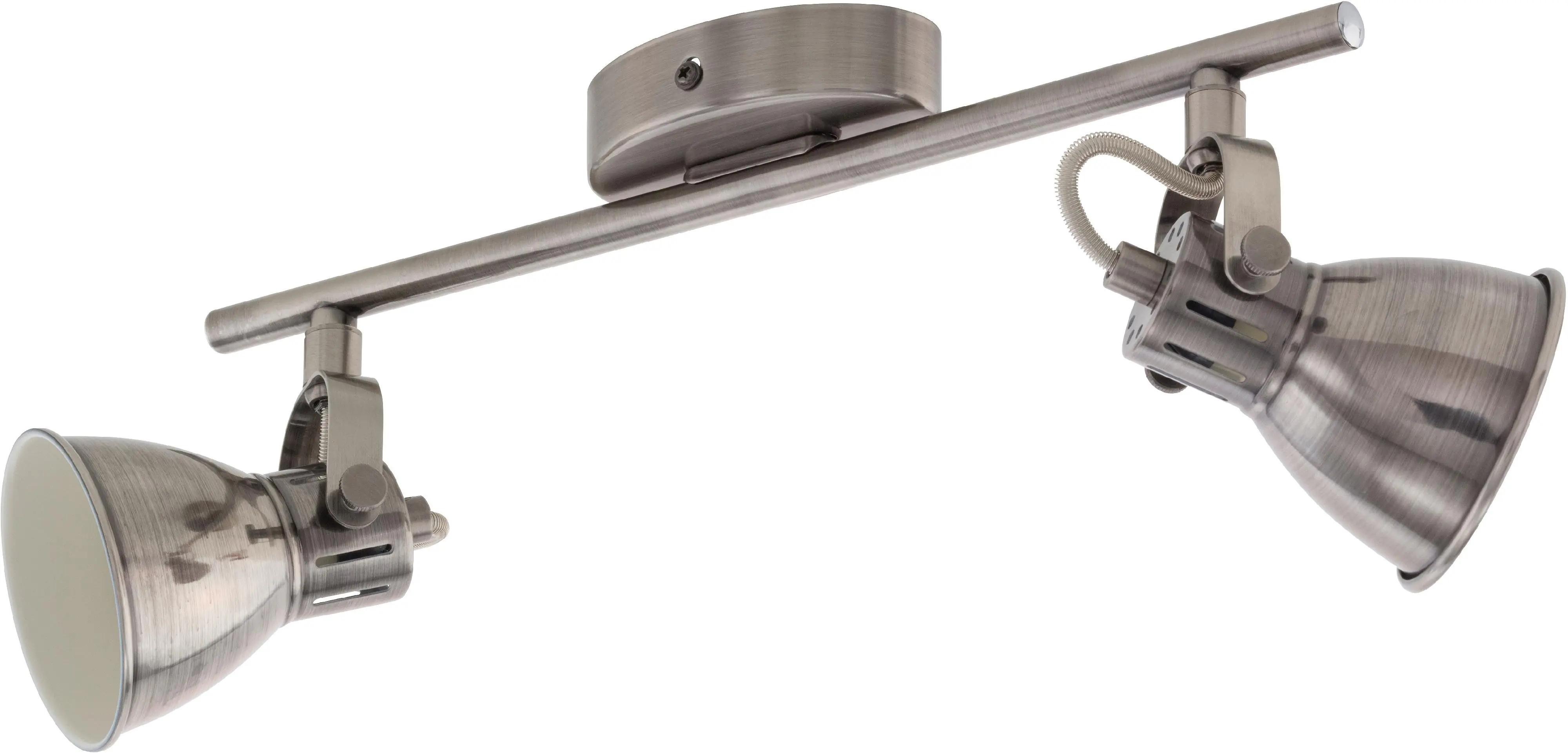 Eglo 2er LED Spot Seras nickel-matt 37 x 6,5 cm GU10