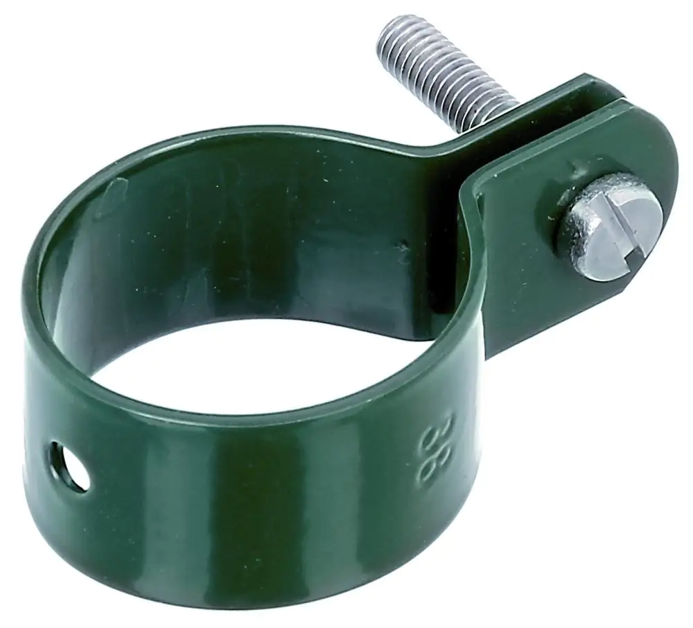 Alberts Strebenschelle zur Befestigung von Streben an Pfosten Ø 38 mm grün Alberts Strebenschelle zur Befestigung von Streben an Pfosten Ø 38 mm grün