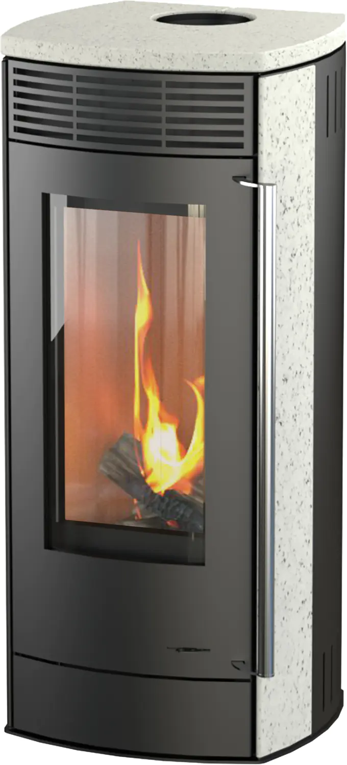 Thermia Kaminofen Alpha Limestone schwarz 6 kW Thermia Kaminofen Alpha Limestone schwarz 6 kW