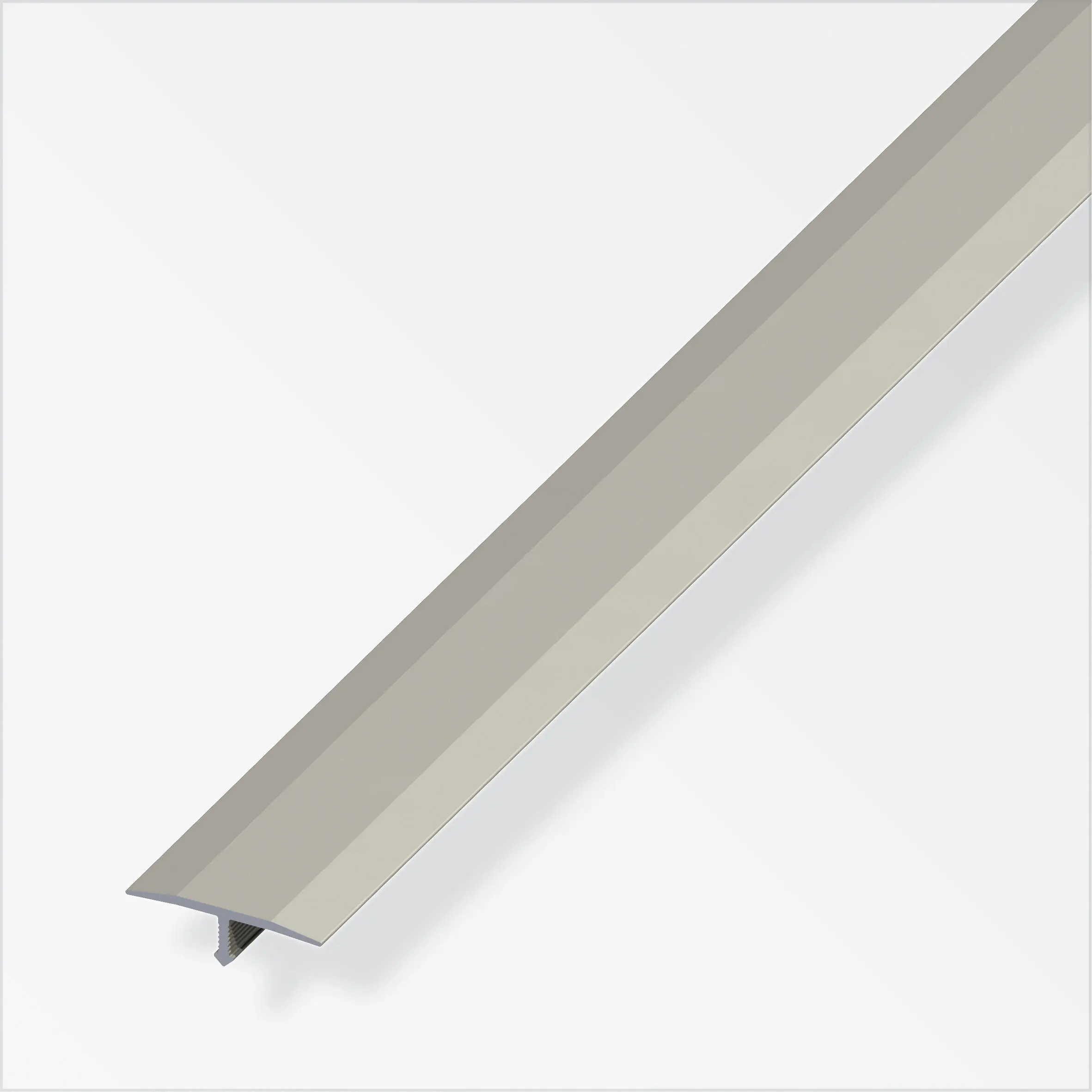 alfer Fugenabdeckprofil 1 m, 6 x 14 mm Aluminium eloxiert titan