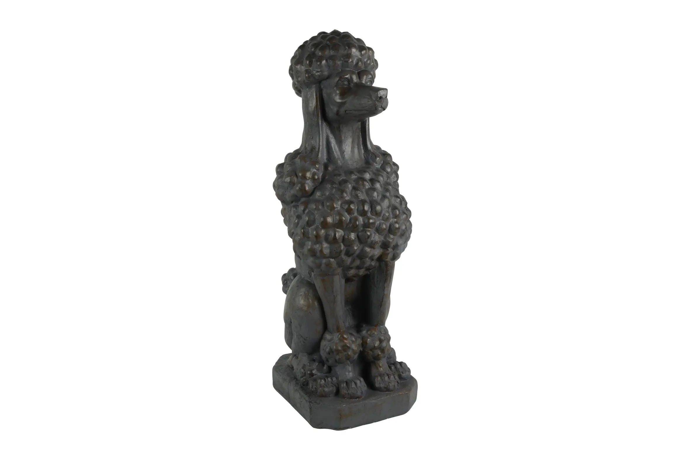 Dekofigur Hund Winona sitzend 33 x 81 cm braun