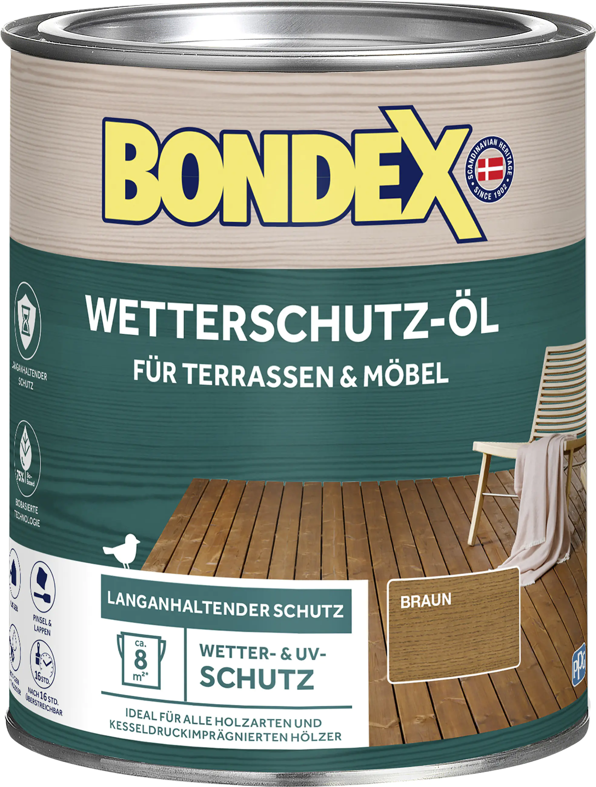Bondex Wetterschutzöl 0,75 L braun 