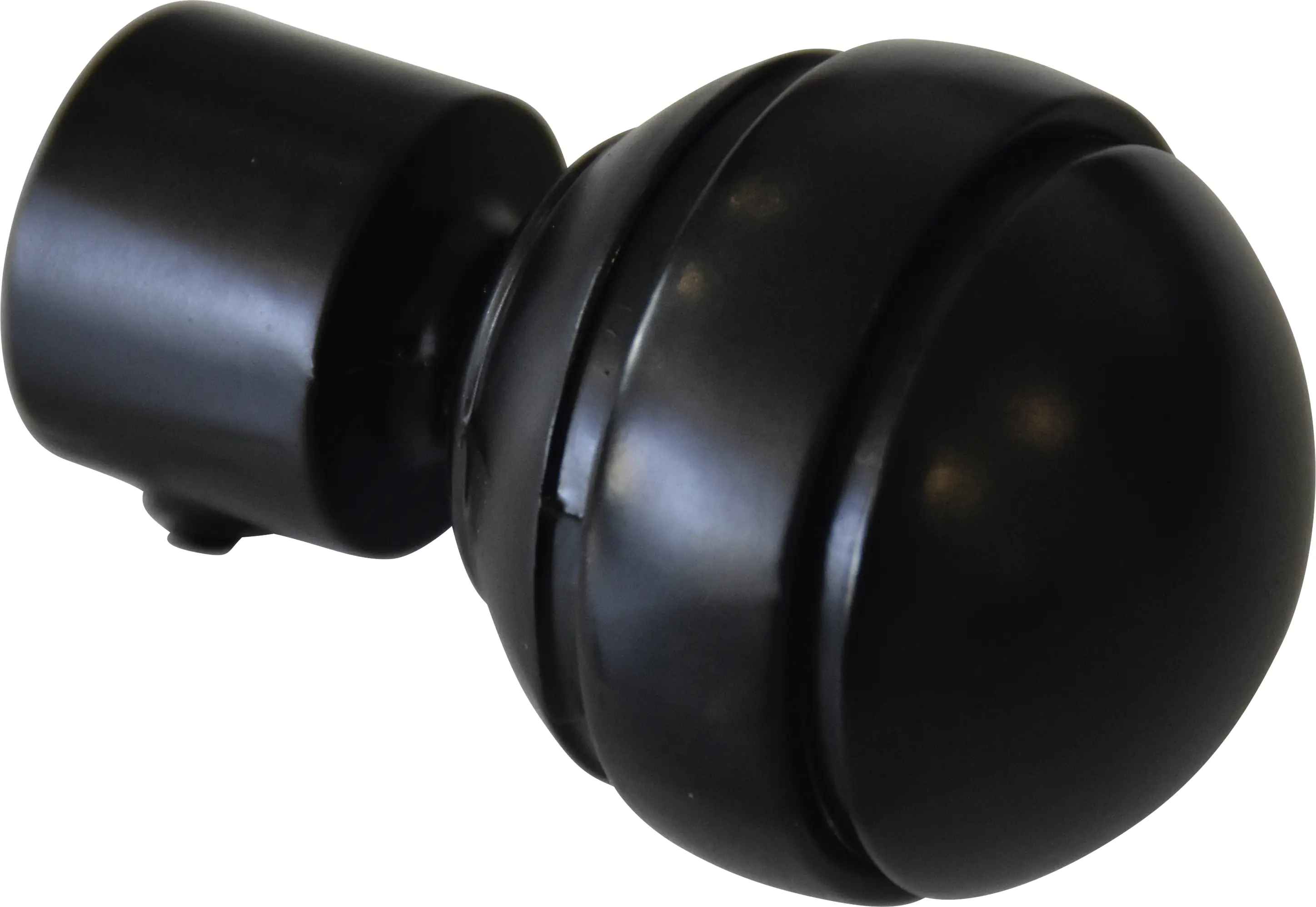 Gardinia Endstück für Gardinenstange Chicago Kugel für Ø 20 mm schwarz-matt