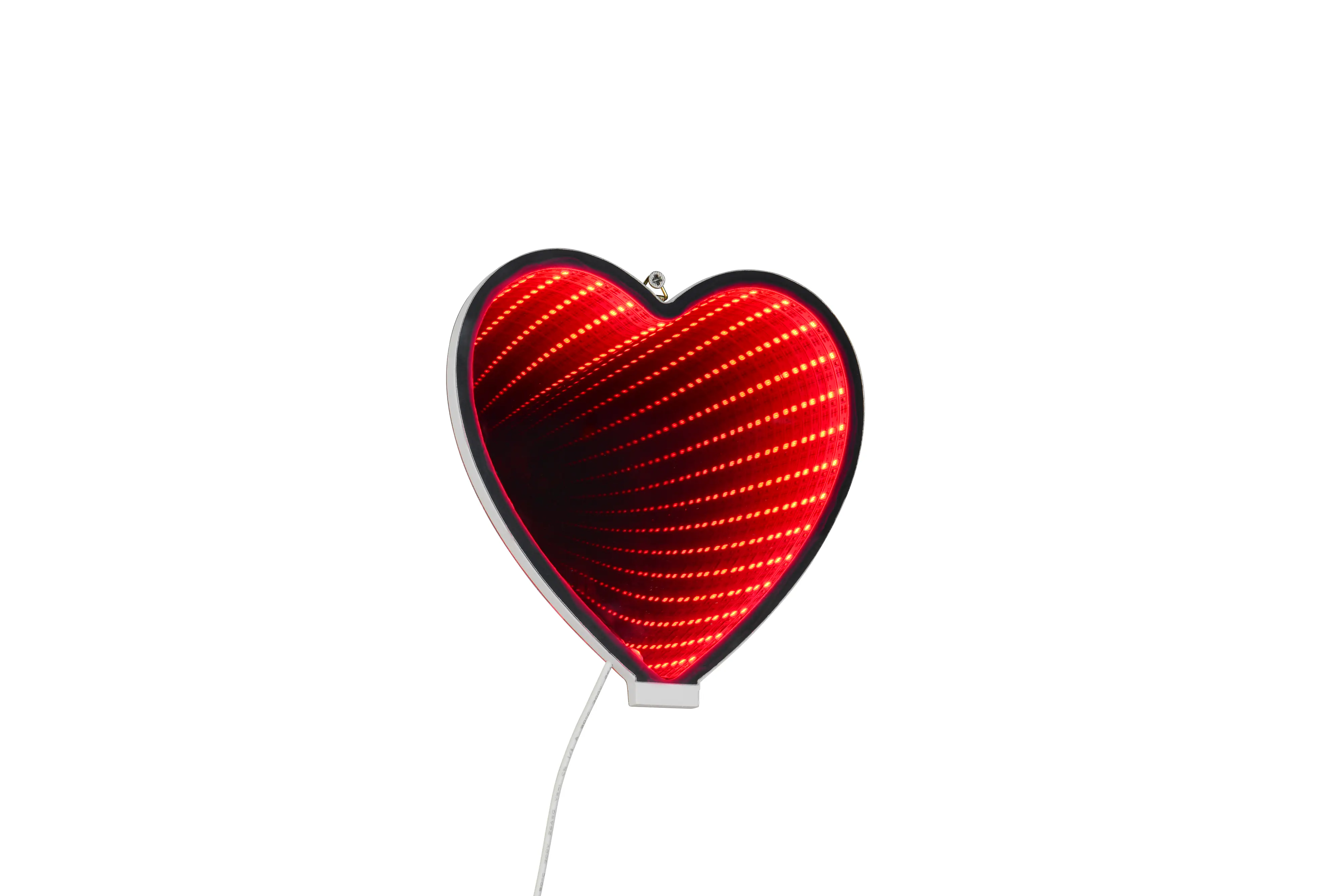 Reality LED-Wandleuchte Coracon rot USB-C-Anschluss