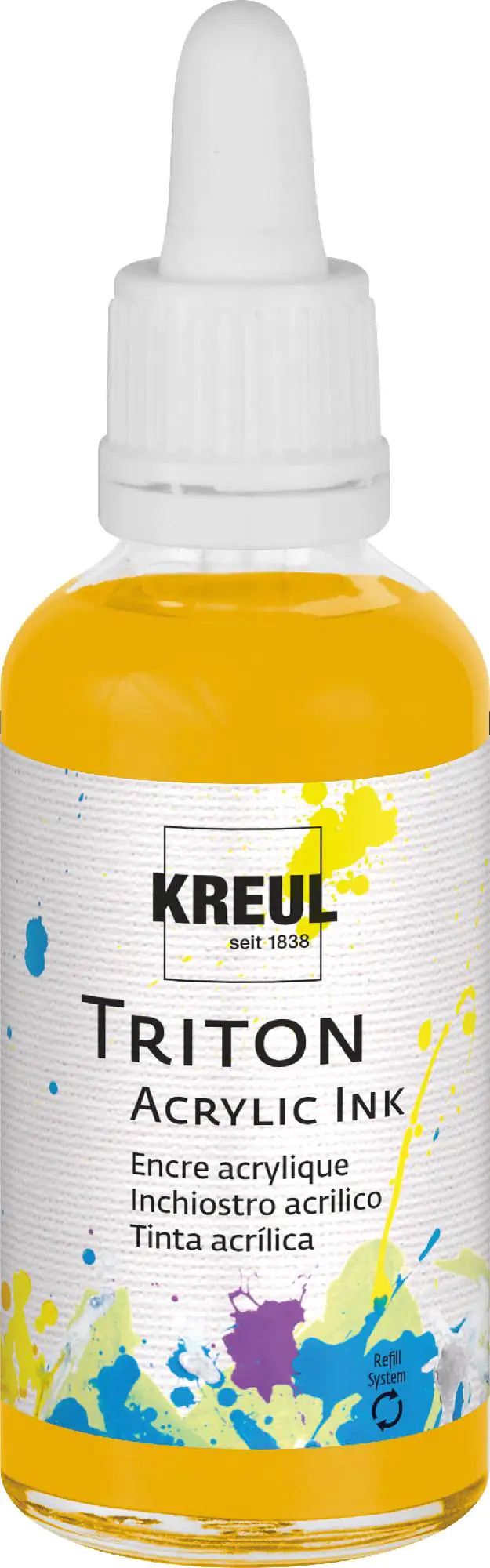 Kreul Triton Acrylic Ink gold 50 ml Kreul Triton Acrylic Ink gold 50 ml