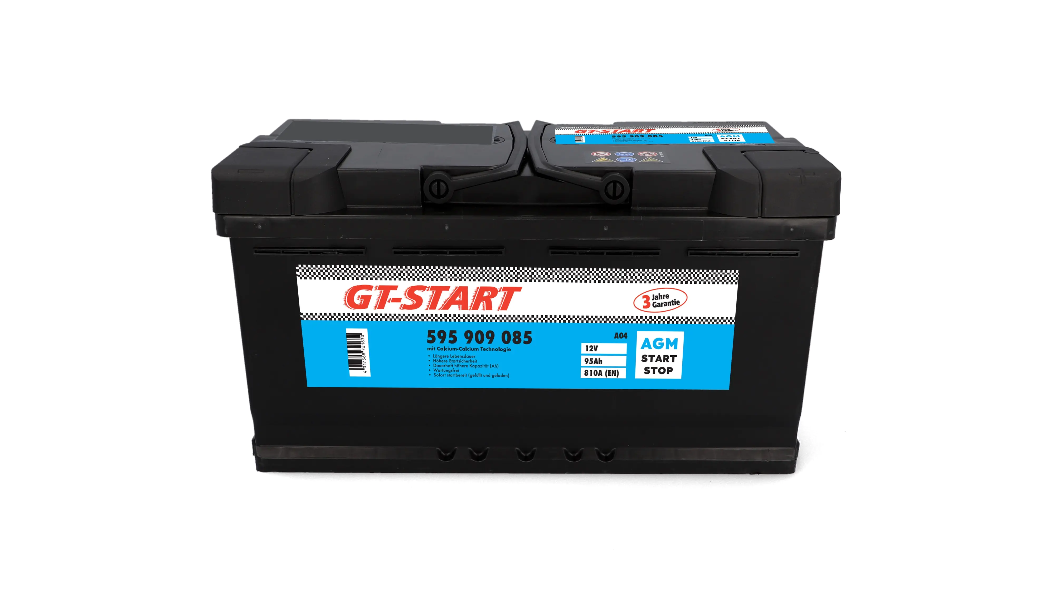 GT-Start Starterbatterie AGM 95Ah 810A 