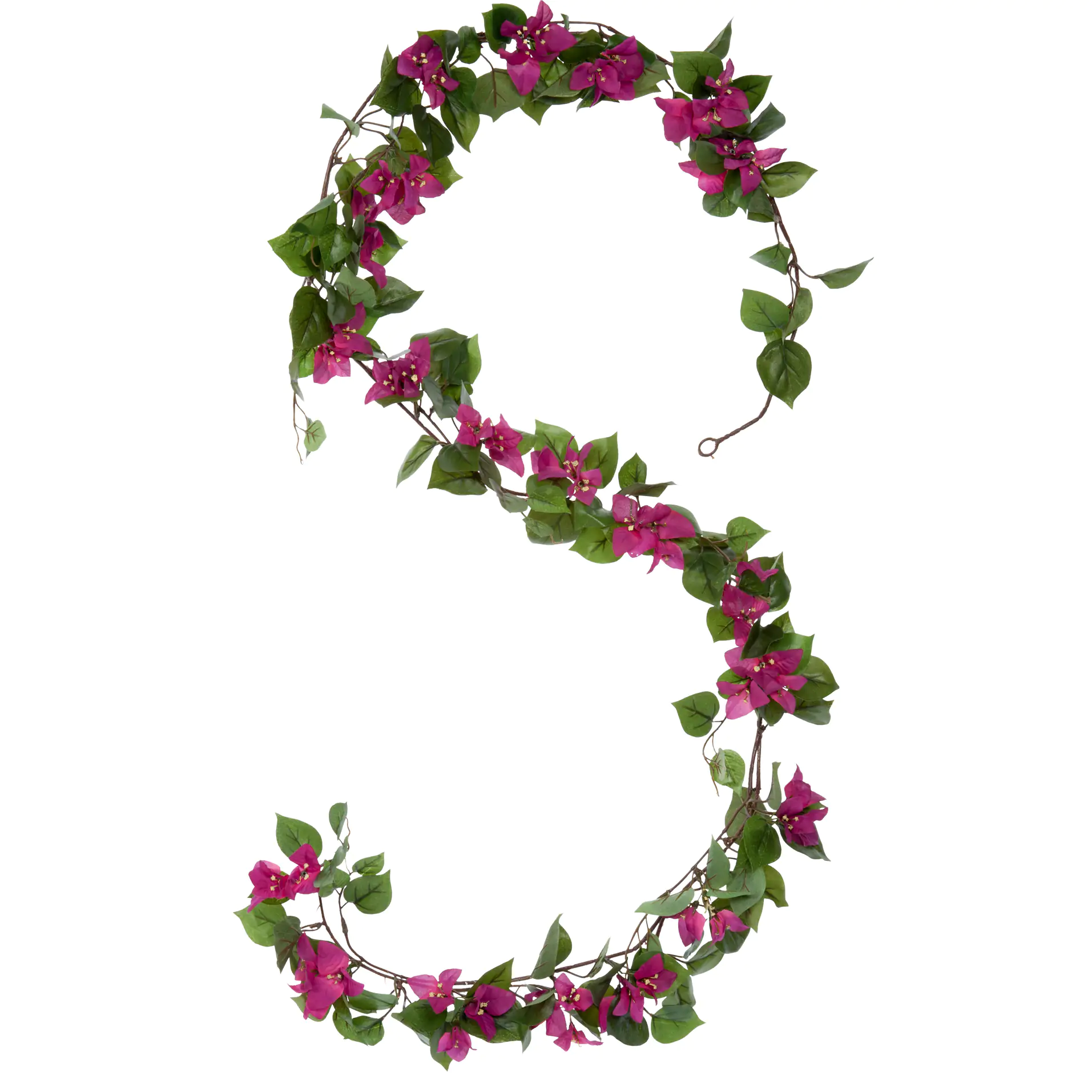 8712293054241 Mica Girlande Bougaimvillea Girlande dunkelrosa 180 x 18 x 10 cm