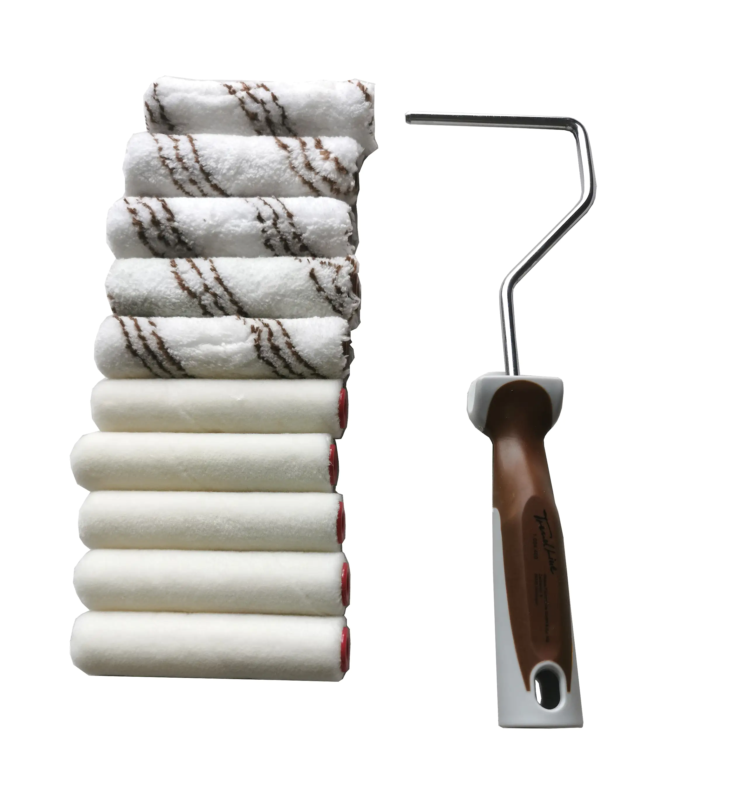 TrendLine Kleinrollerset Lasuren 10 cm 10 mm 11-teilig