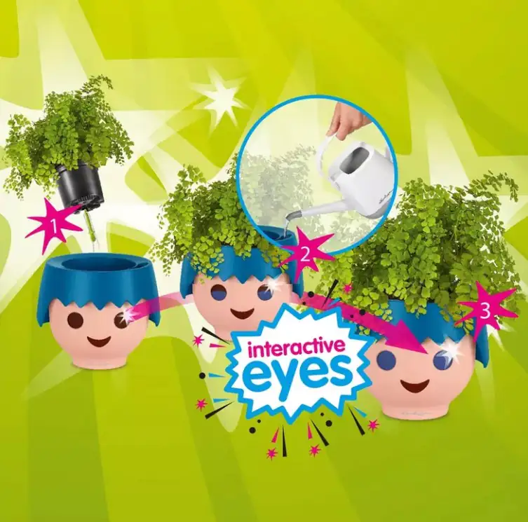 Lechuza Blumentopf Playmobil® OJO Ø 21 cm ocean blue