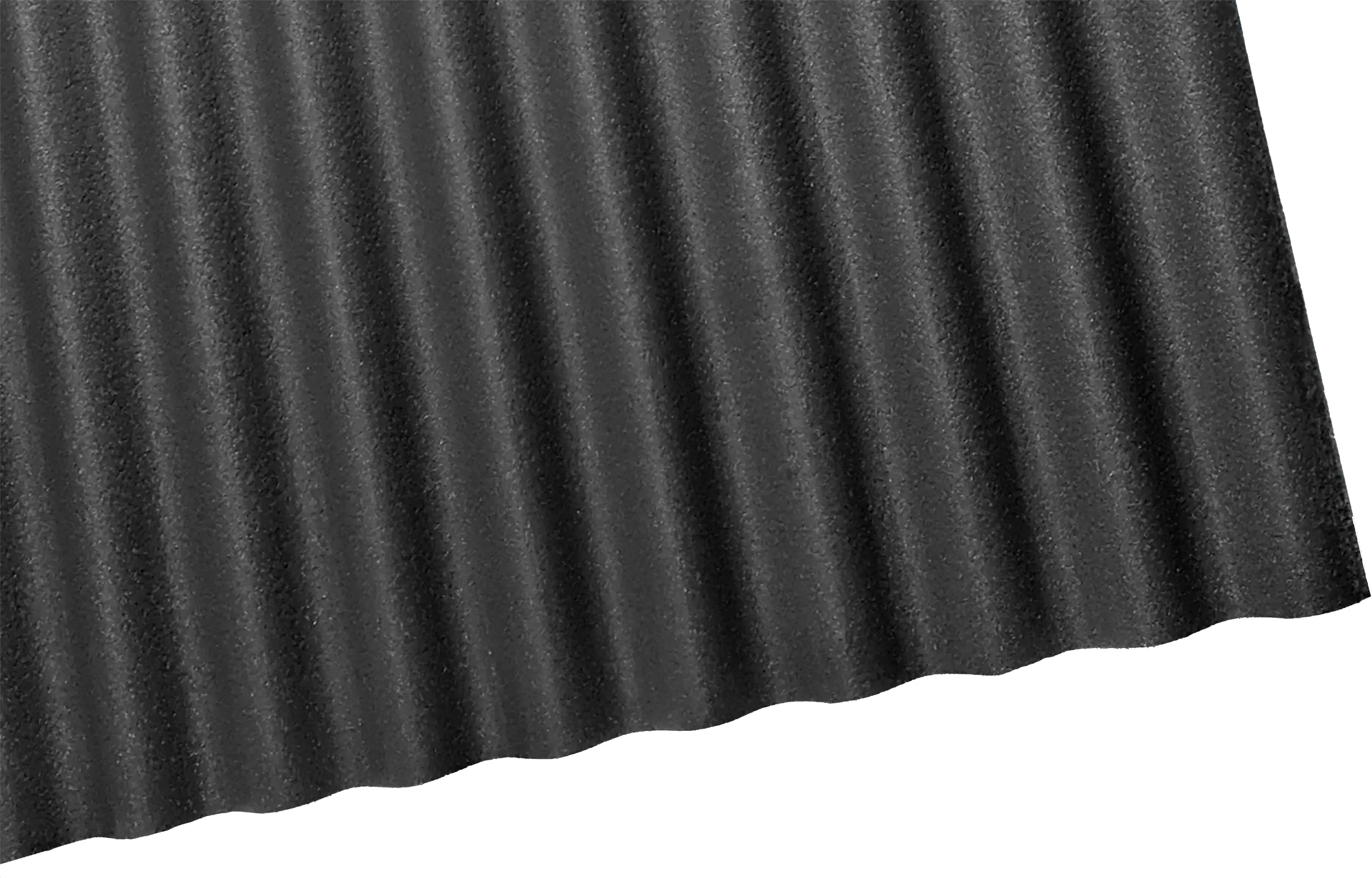 4003412157153 Gutta Wellplatte Shelltec Sinus 95/34 200 x 95 cm 4 mm schwarz