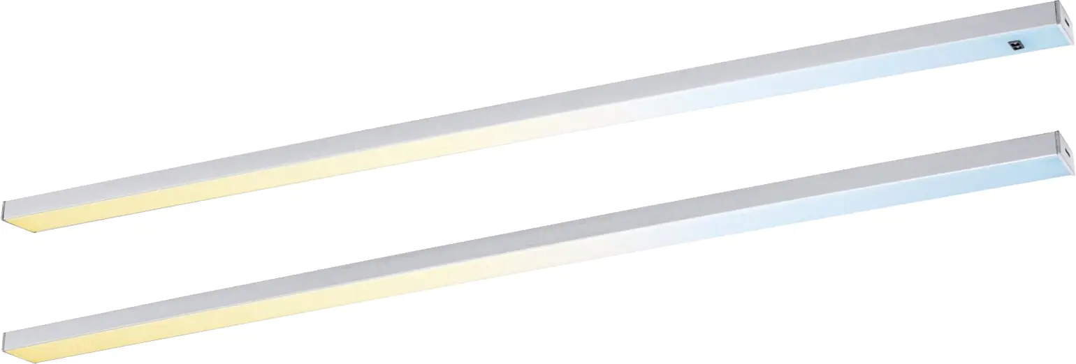 Paulmann LED Lichtleiste Inline chrom matt 55 cm TW 2er Set