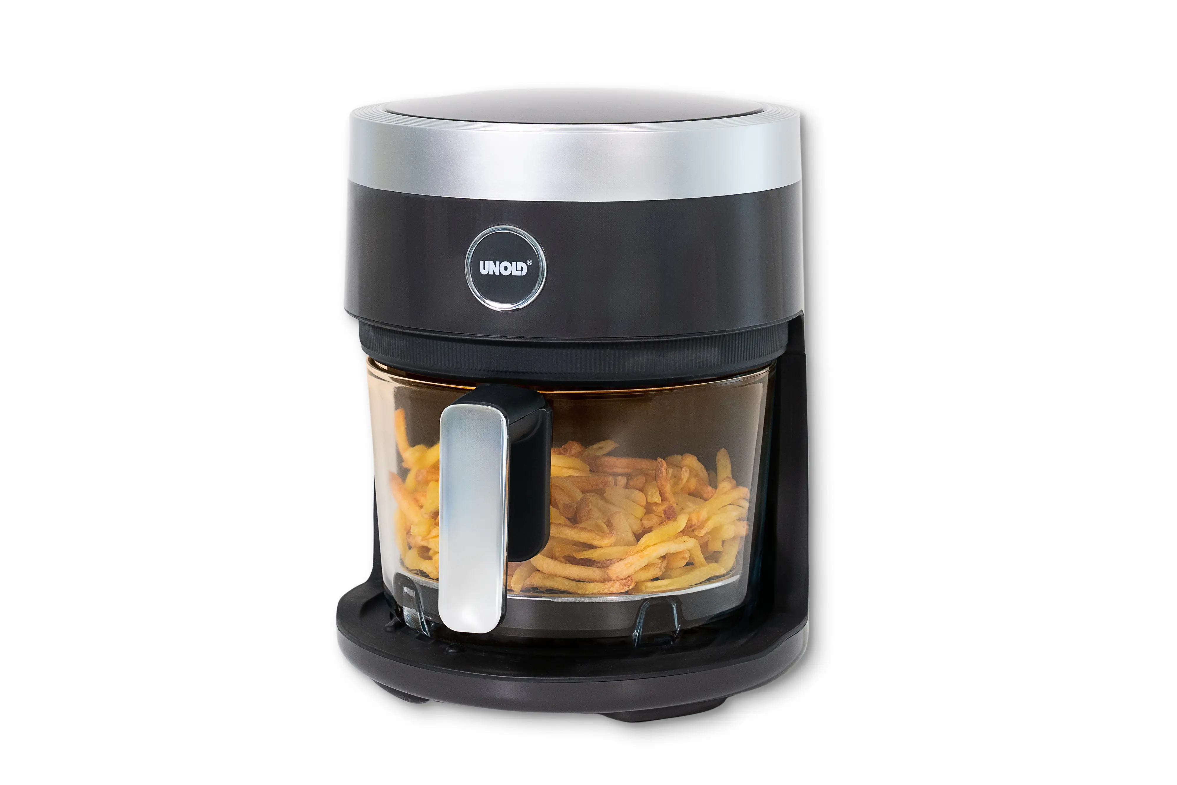 Unold Heißluftfritteuse Glas 3,5 L 1200 W schwarz